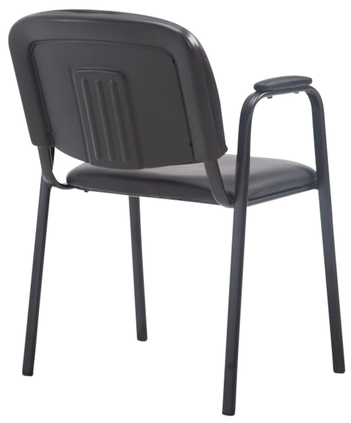 Set de 4 sillas apilables Ken Pro de piel sintética