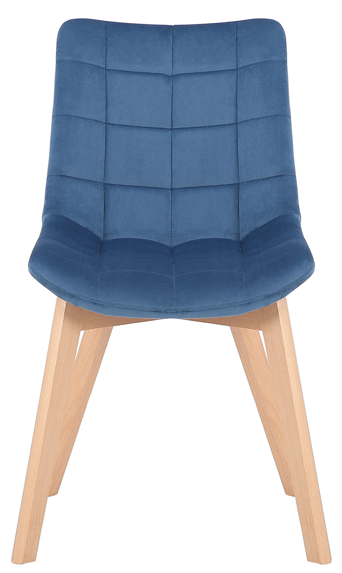 Silla de comedor Passaic en terciopelo