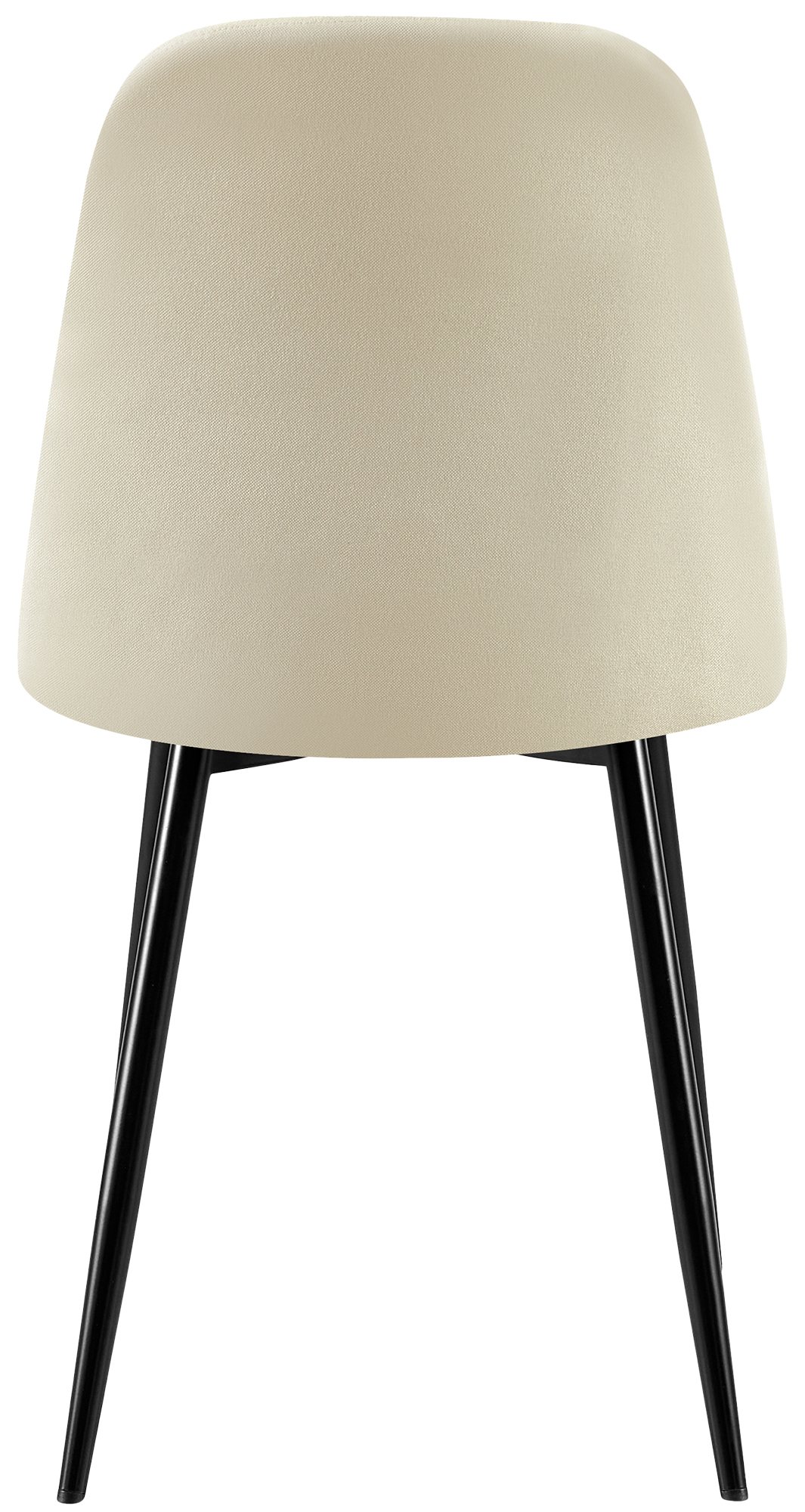 Set de 4 sillas de comedor Giverny en tela o terciopelo