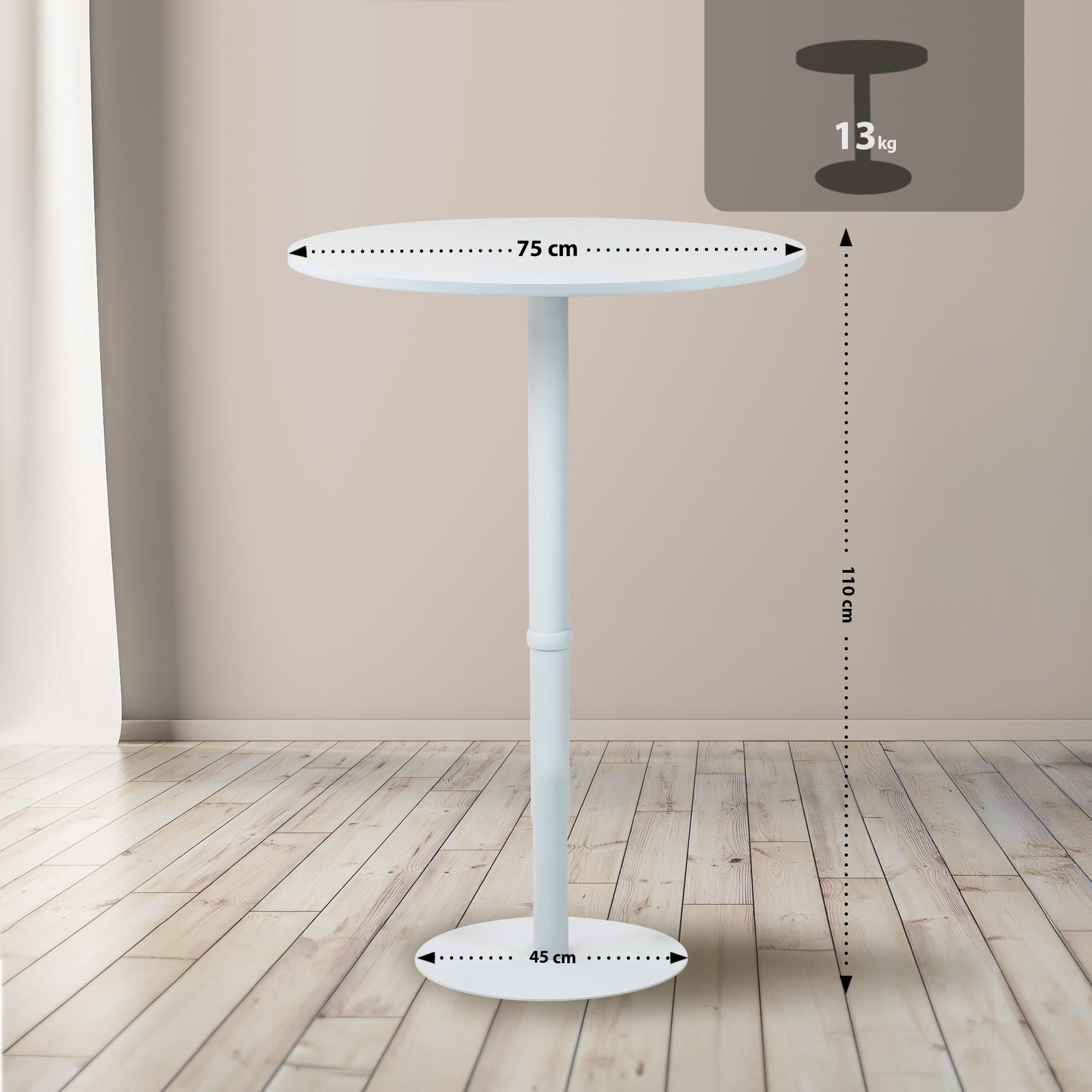 Mesa de bar redonda Hereford
