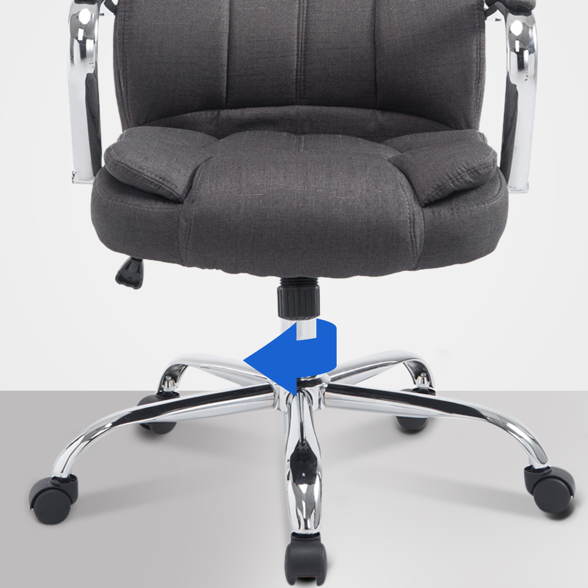 Silla De Oficina XXL Xanthos En Tela