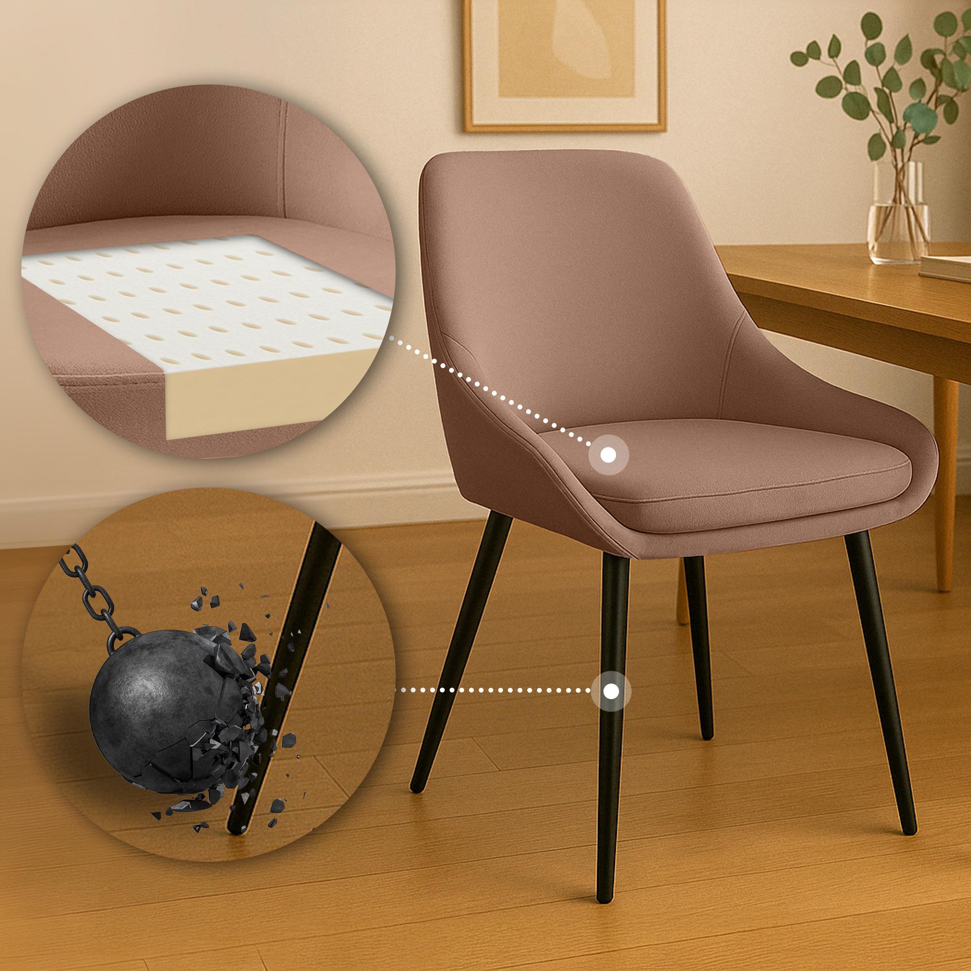 Silla de comedor Elmira Terciopelo