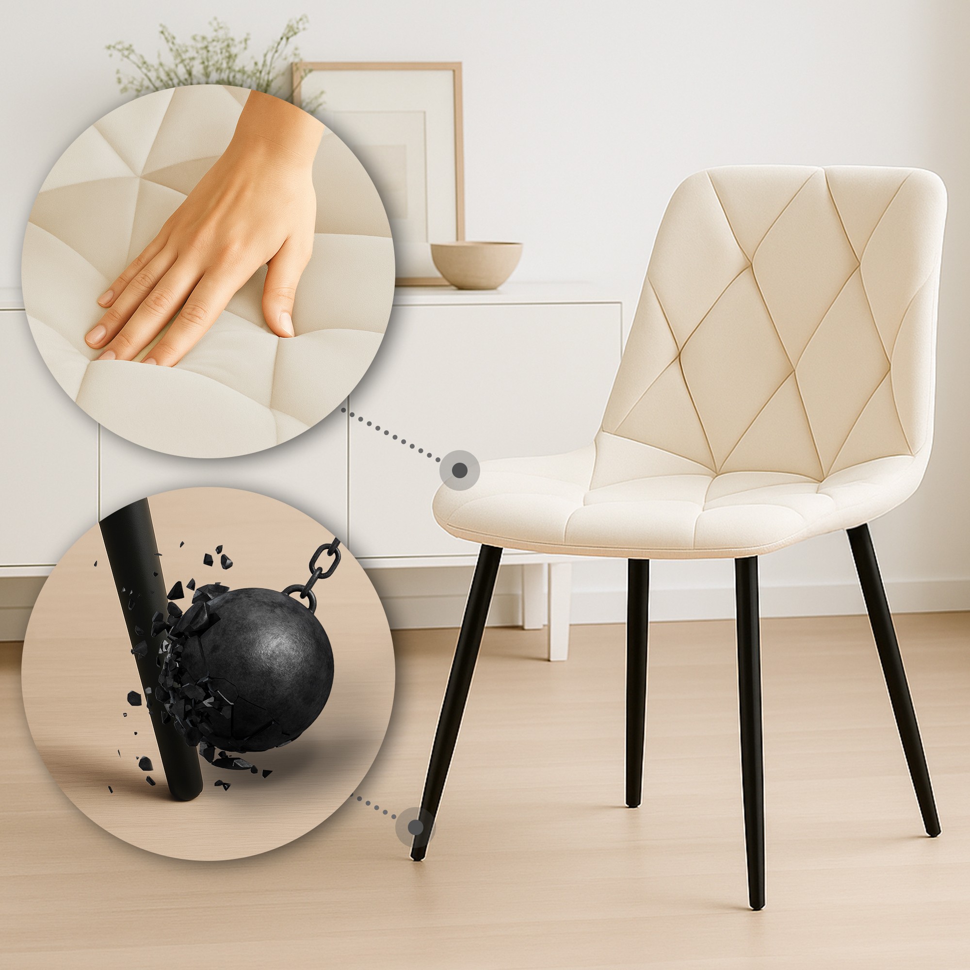 Silla de comedor Clairton