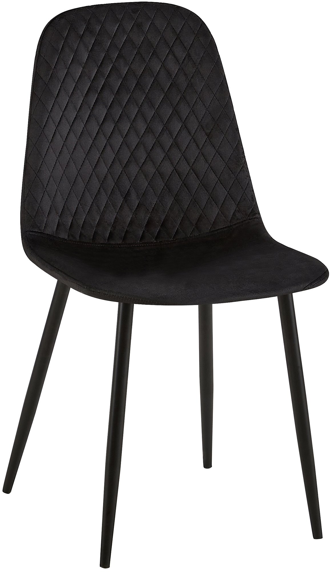 Set de 4 sillas de comedor Giverny en tela o terciopelo