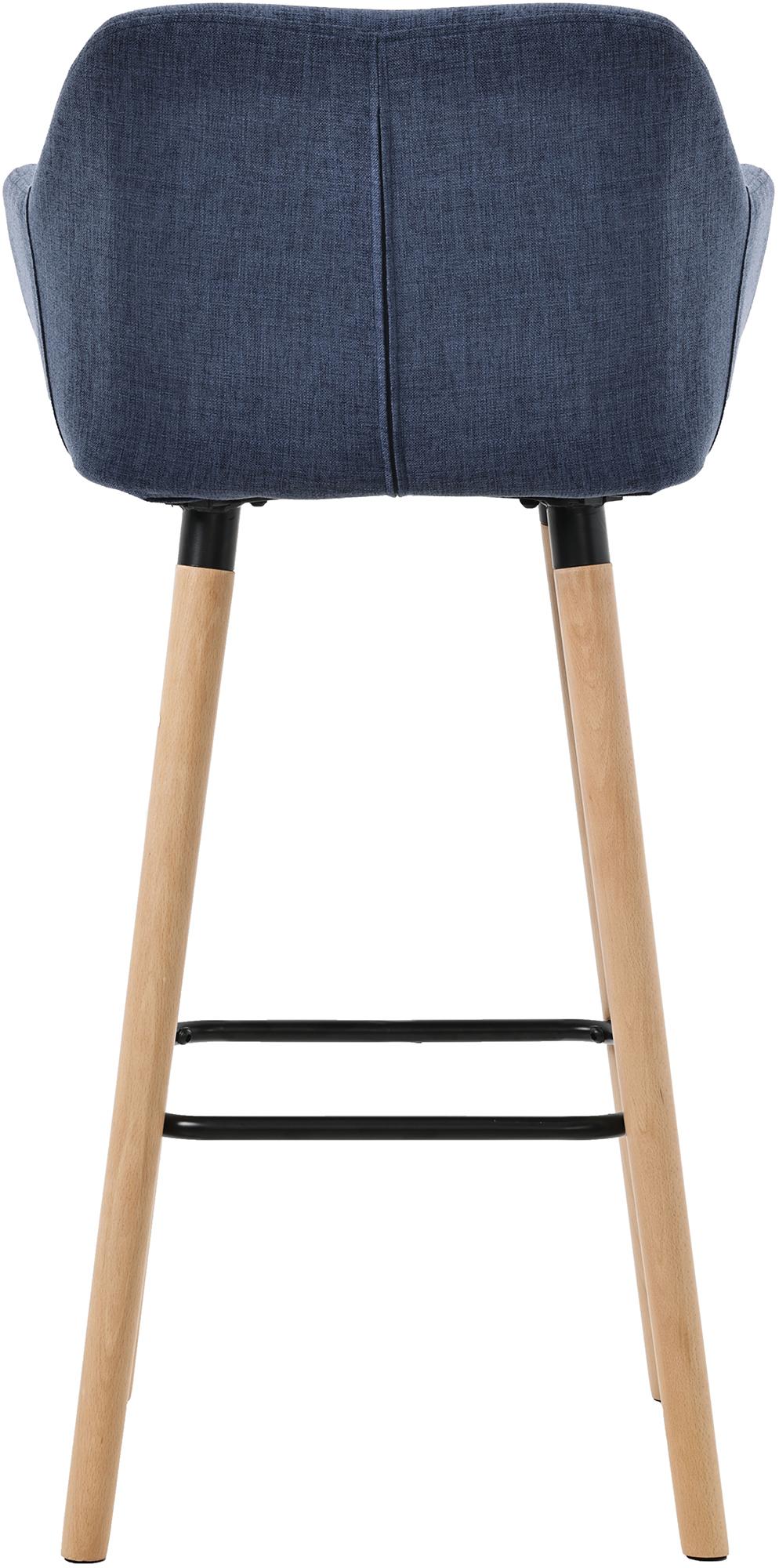 Juego de 2 taburetes de bar Grant de tela
