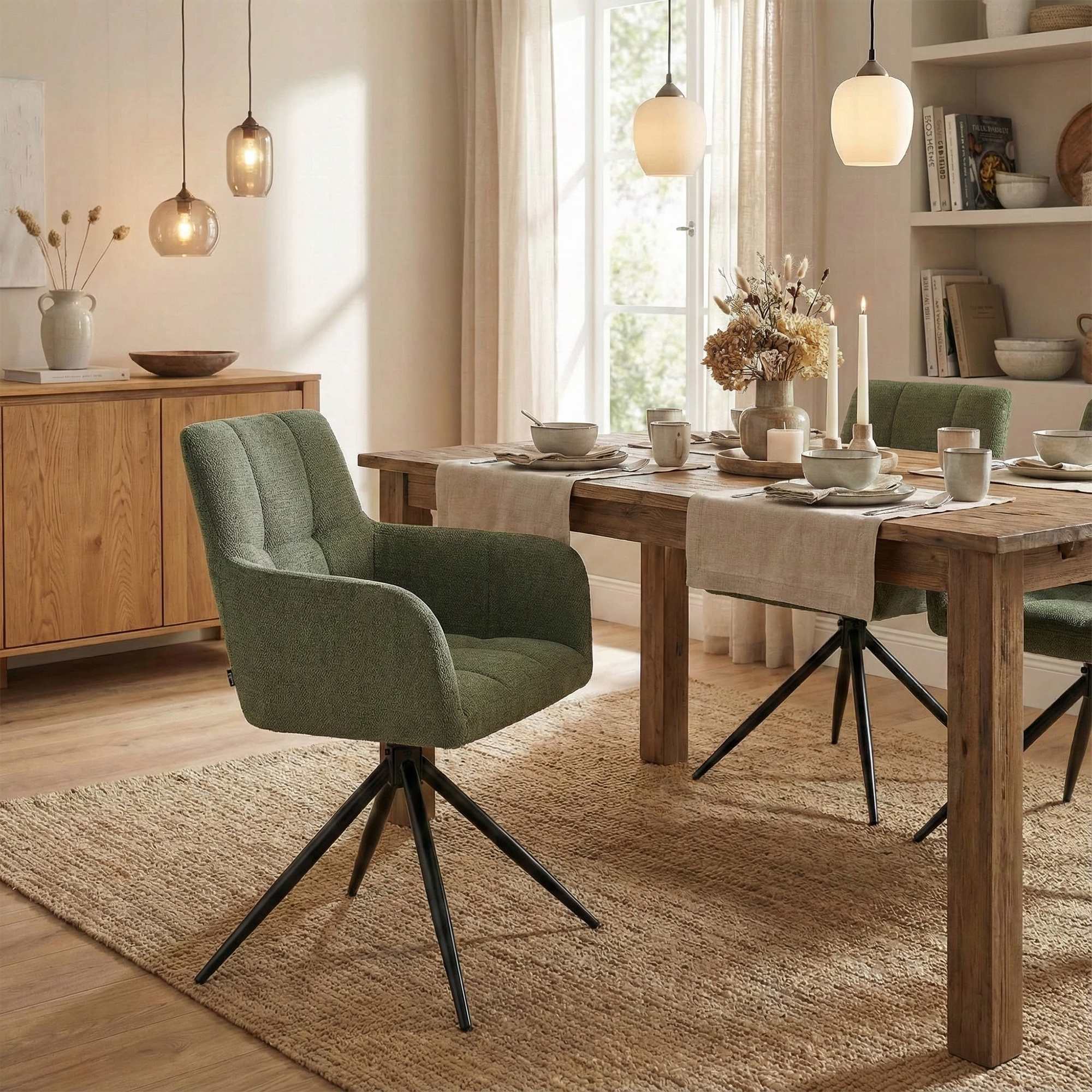 Silla de comedor Jonah Tela