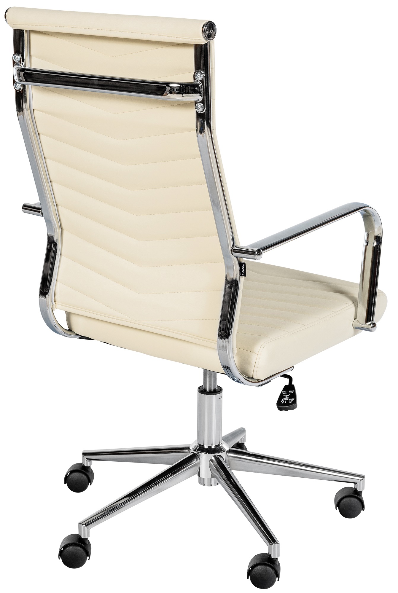 Silla de oficina de piel sintética Canby