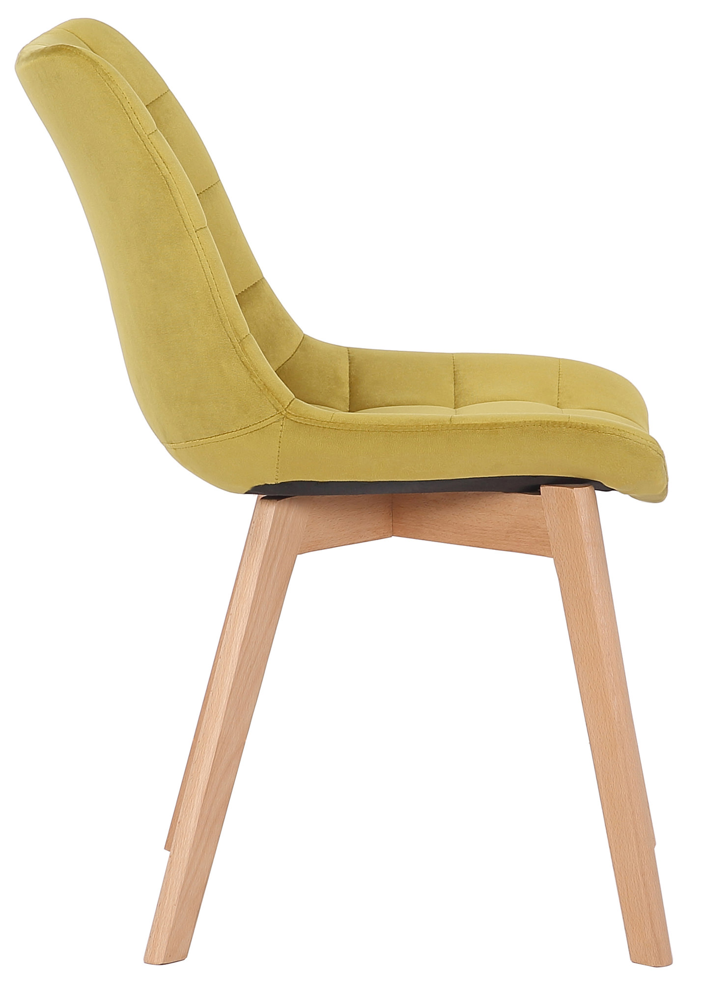 Silla de comedor Passaic en terciopelo