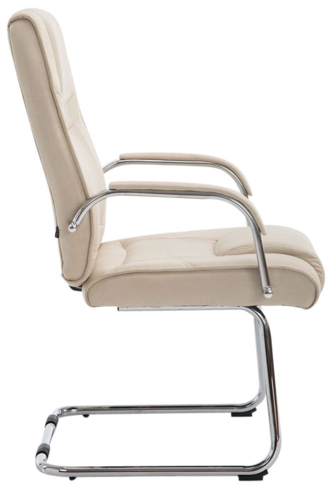 Set de 2 sillas cantilever XXL Attila en tela