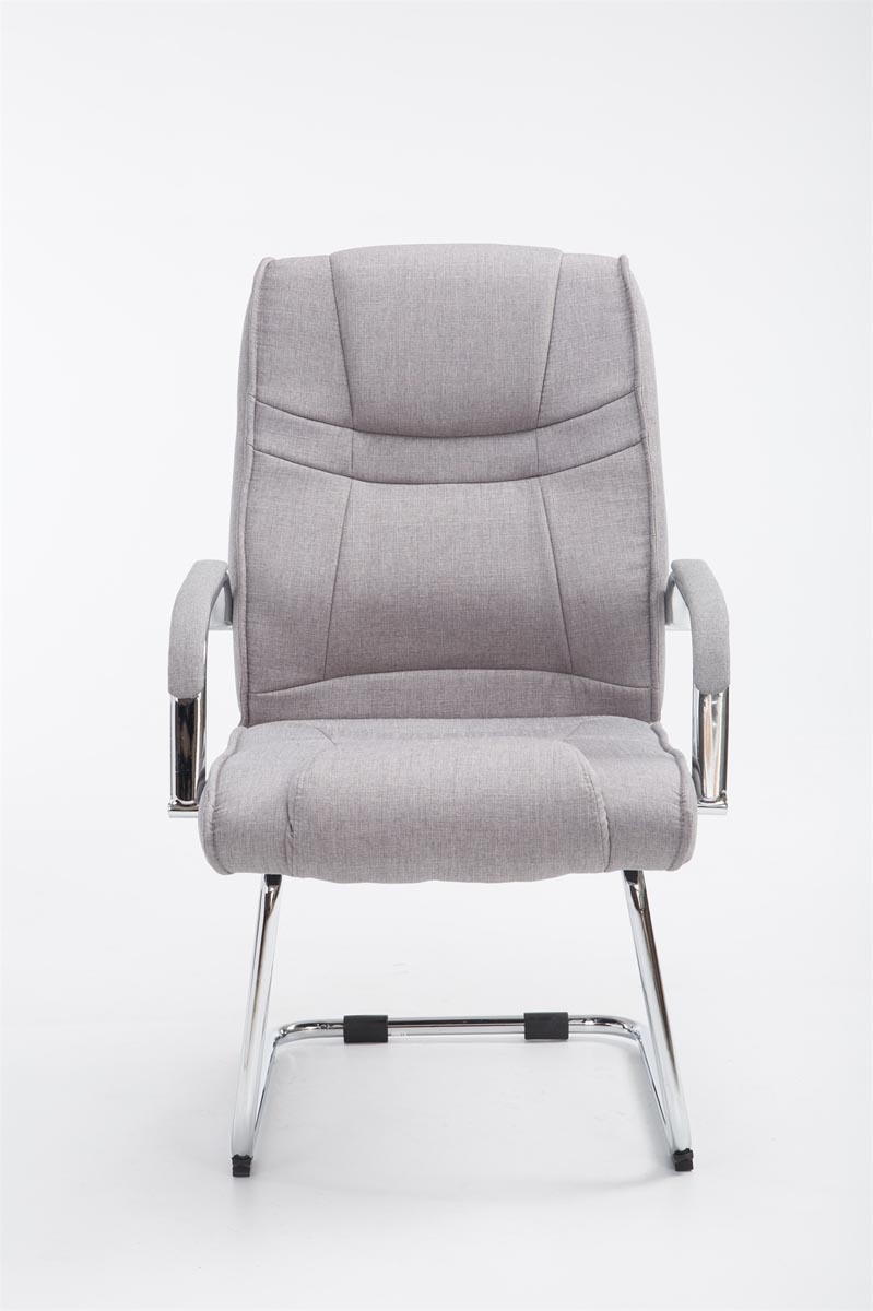 Silla Cantiléver XXL Attila Tapizada en Tela