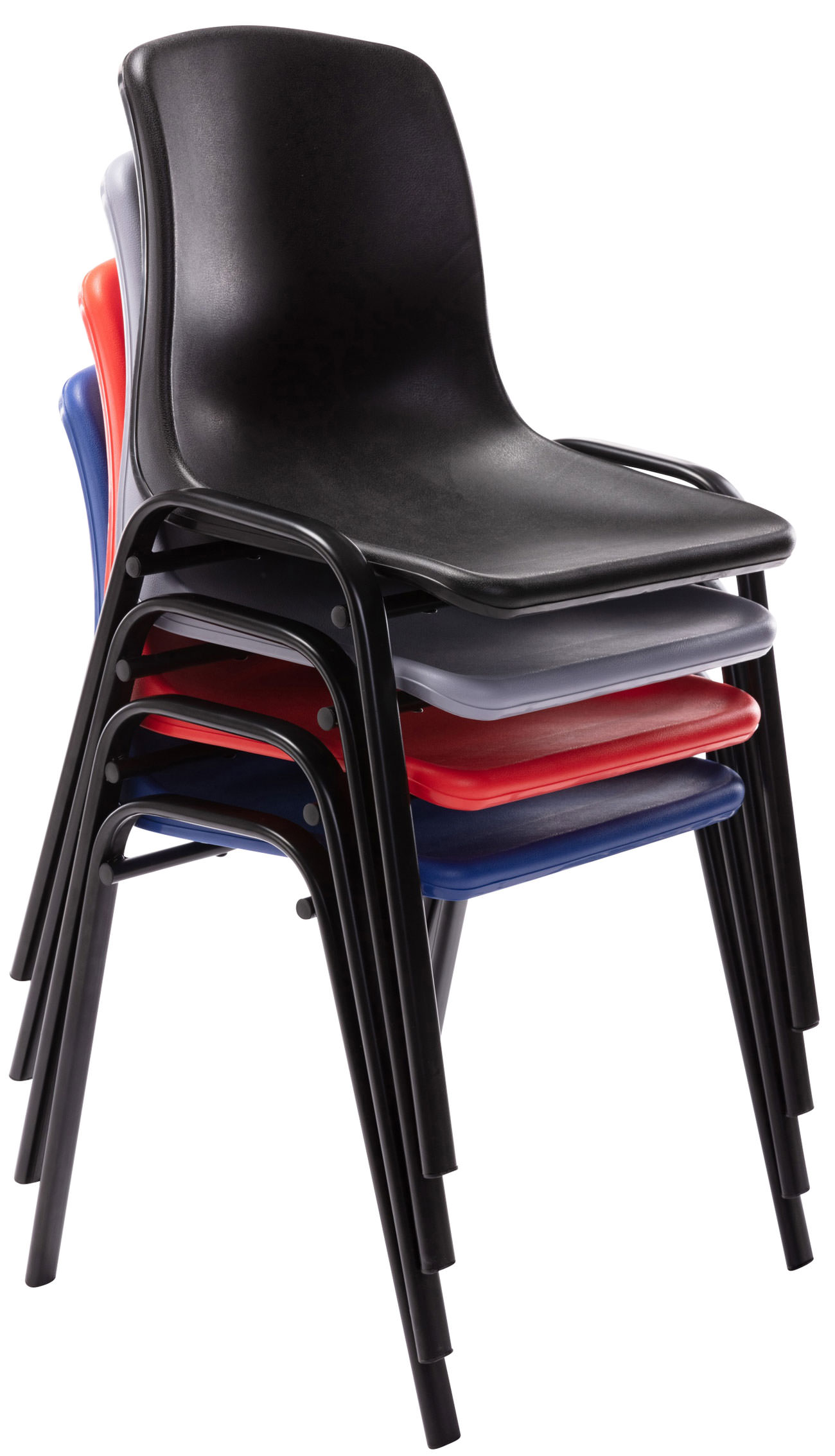 Set De 4 Sillas Apilables Nowra