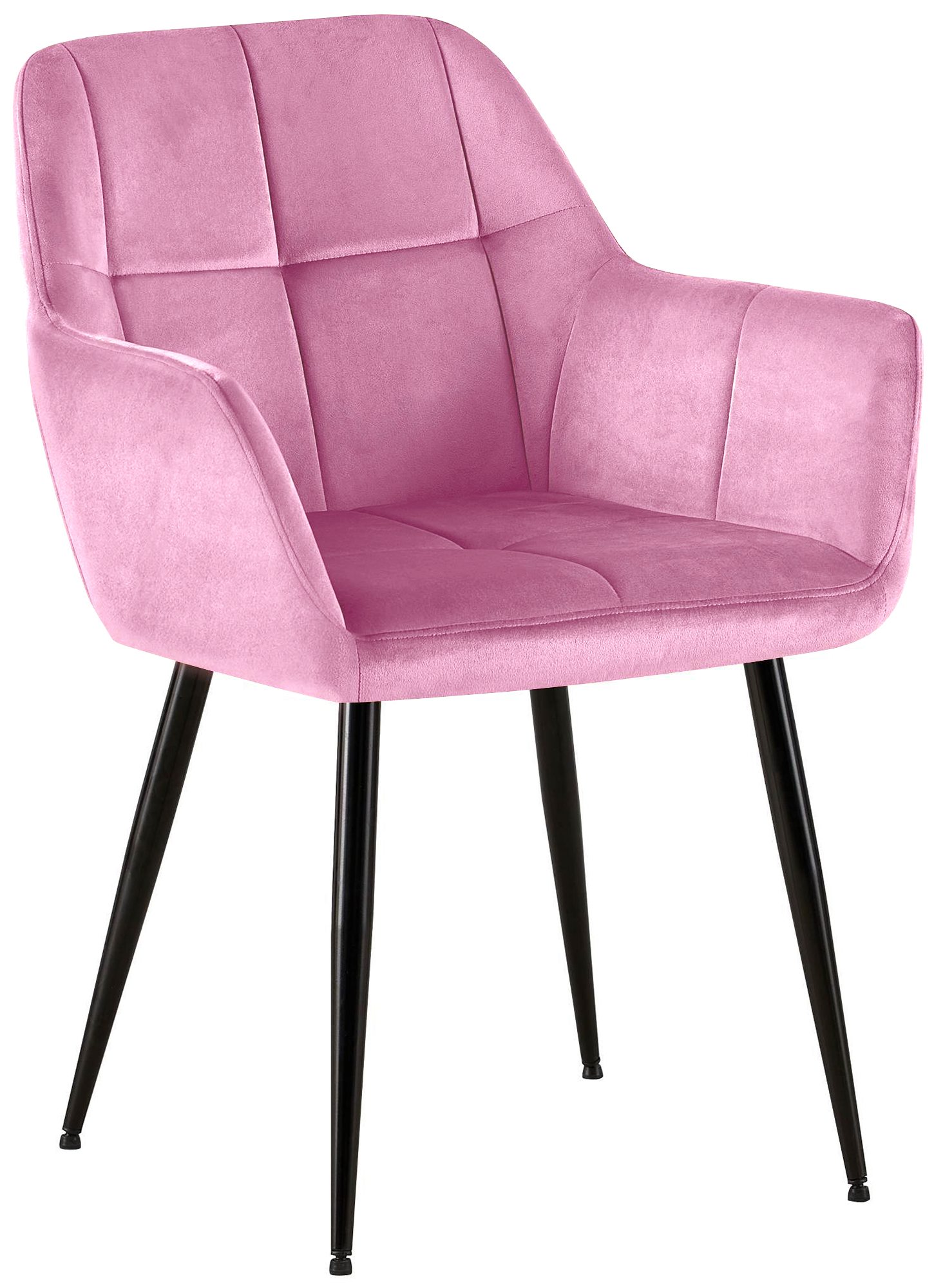 Silla de salón Emia en terciopelo