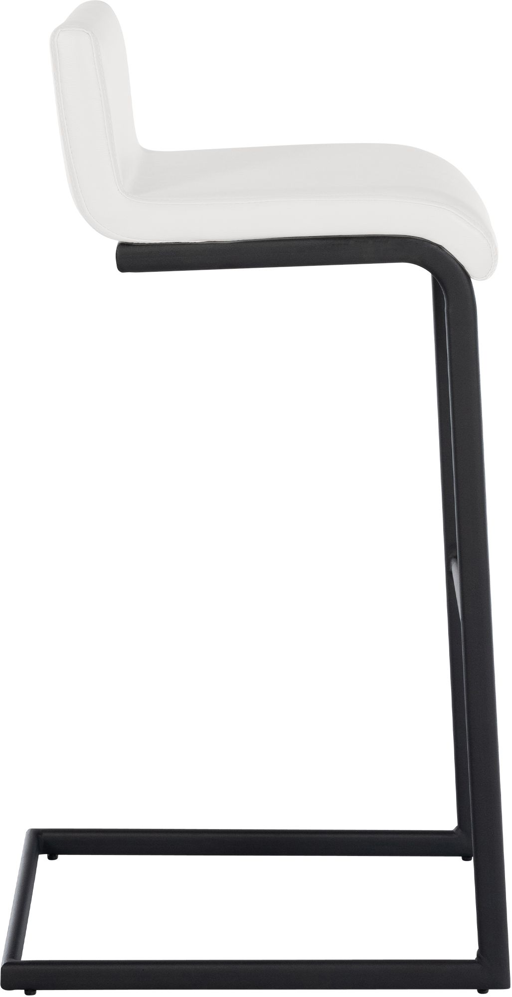 Set de 2 Taburetes de Bar Newport, Estructura de Metal Negro