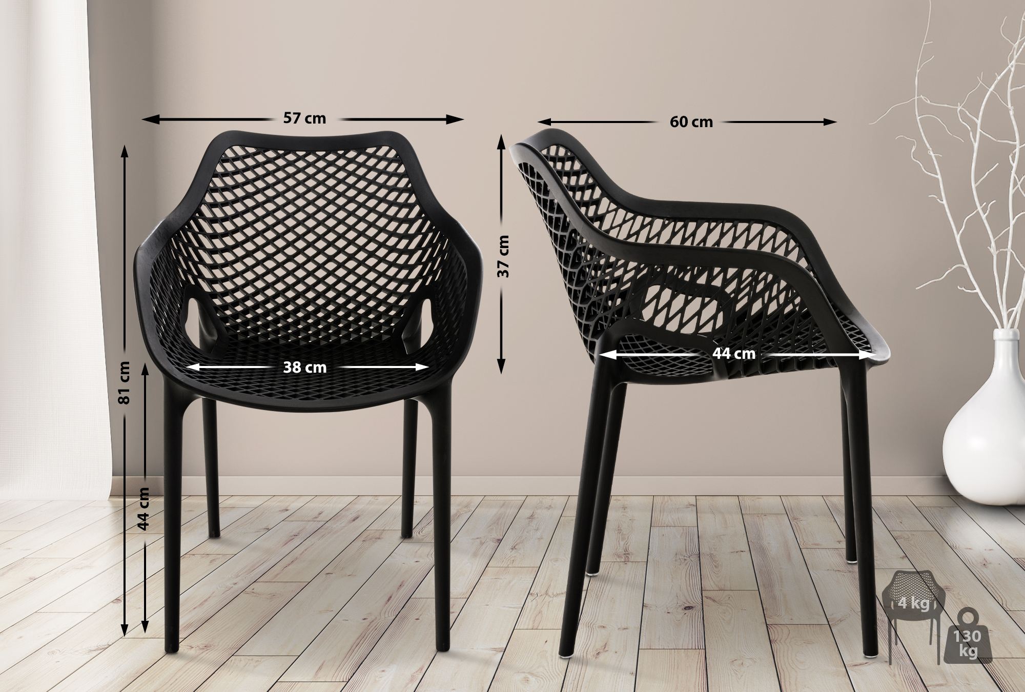 Silla apilable Air XL
