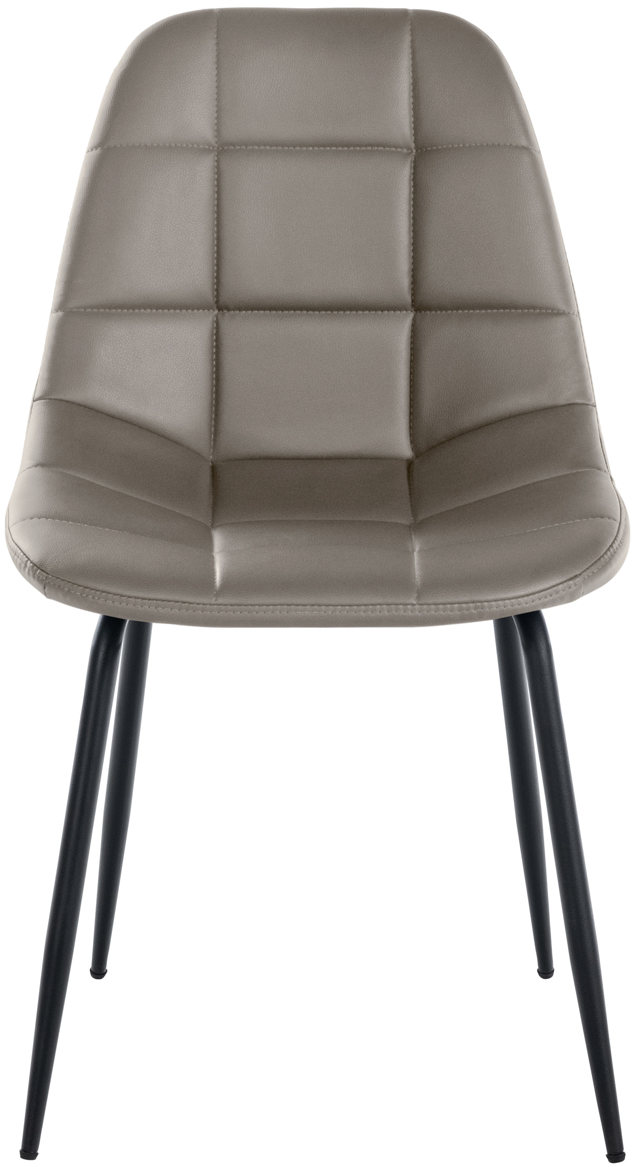 Silla de comedor Tom en tela o polipiel