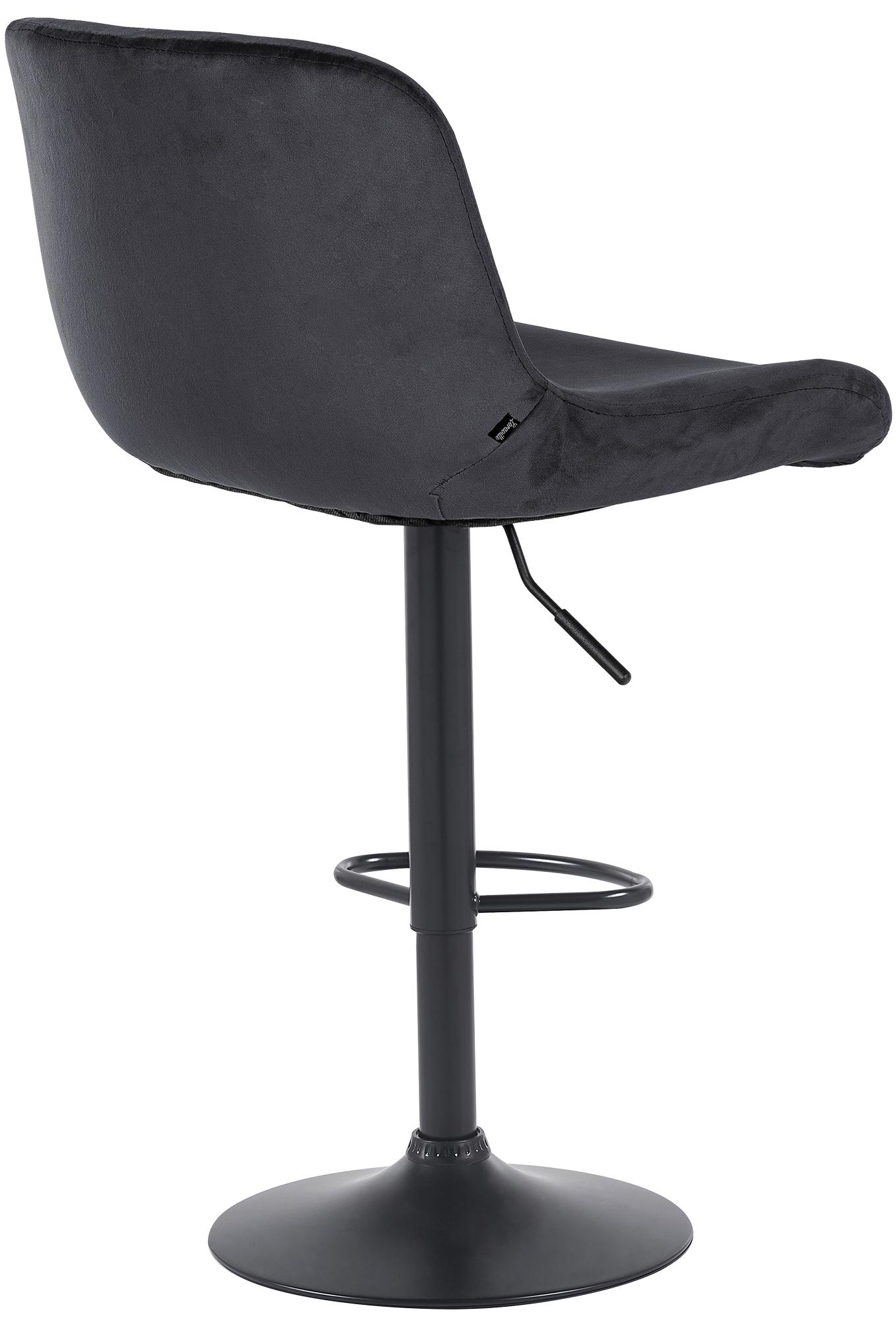Taburete de bar Solon negro
