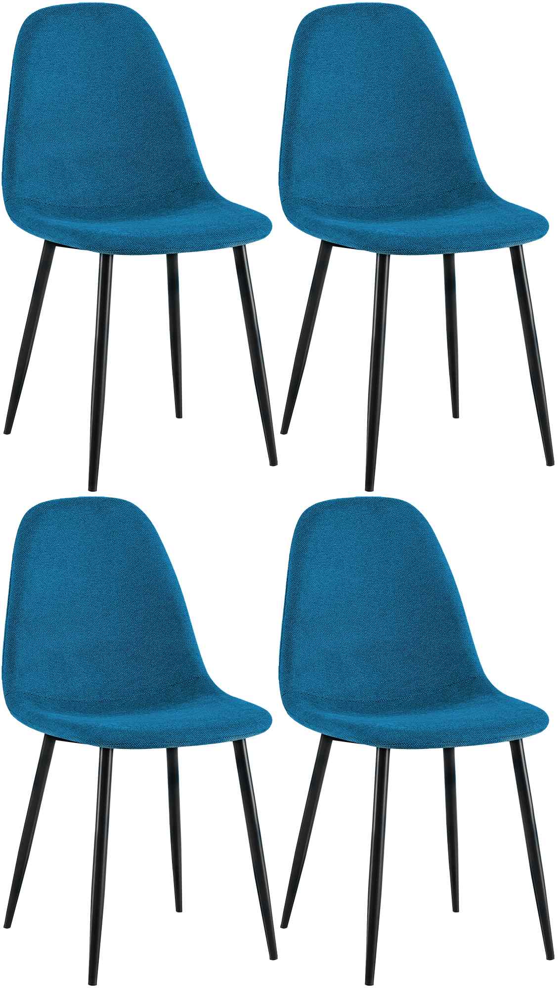 Conjunto de 4 sillas de comedor Napier