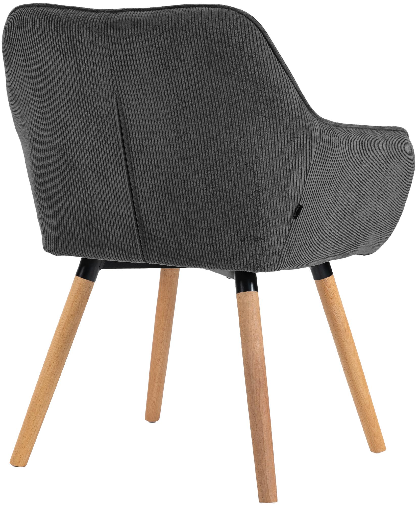 Silla de Comedor Vienna Acolchada de Pana