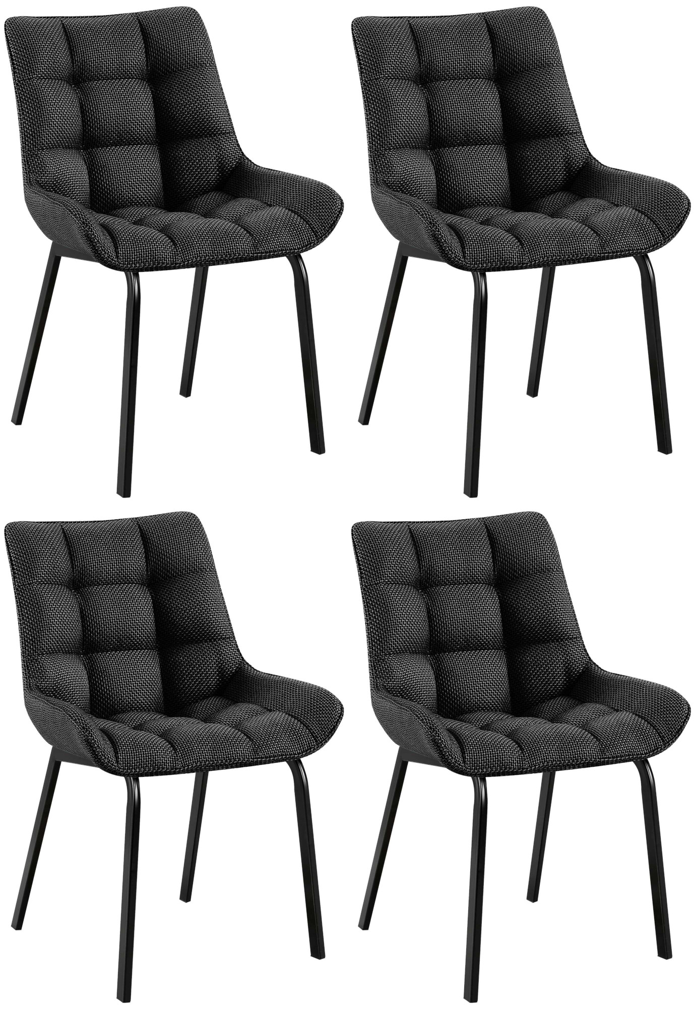Set De 4 Sillas De Comedor Saranda