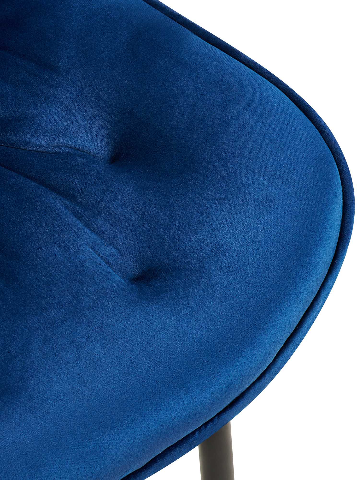 Silla de comedor Wallace de terciopelo