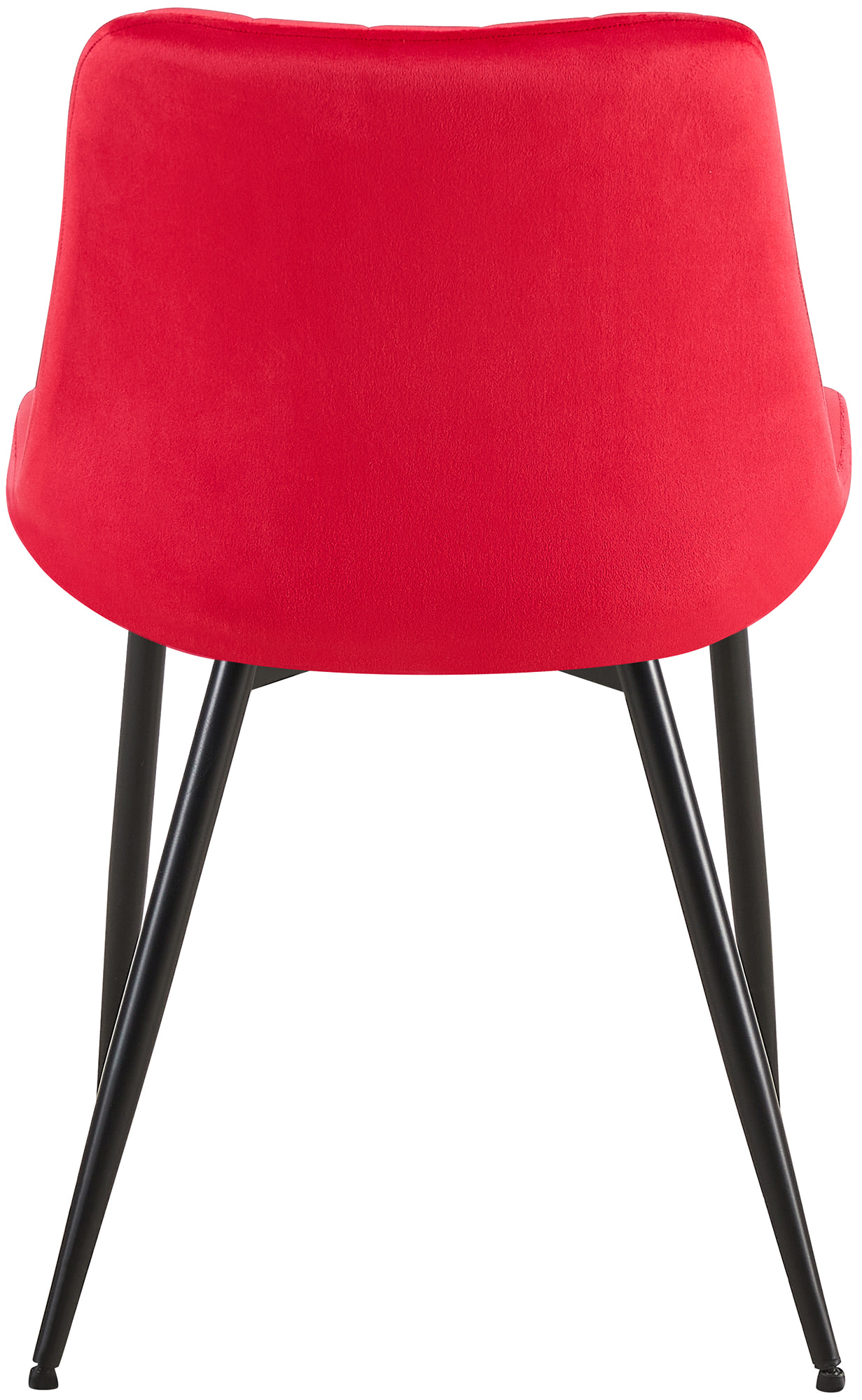 Set de 2 Sillas de comedor Rahden en terciopelo
