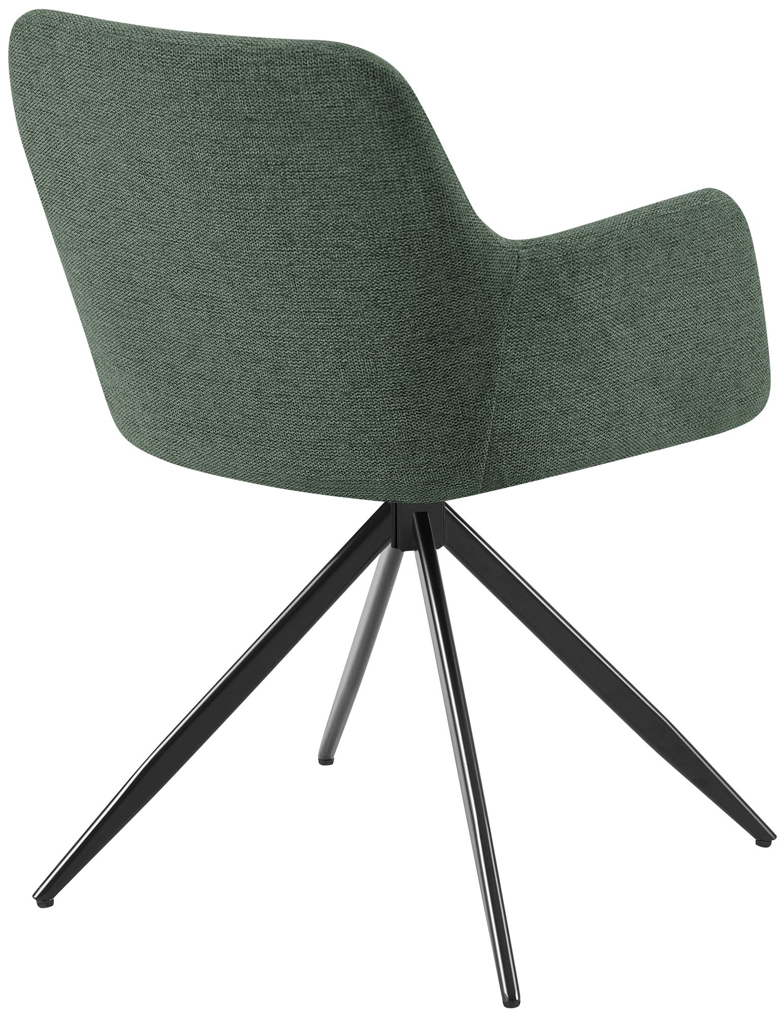 Silla de comedor Olema tapizada en tela