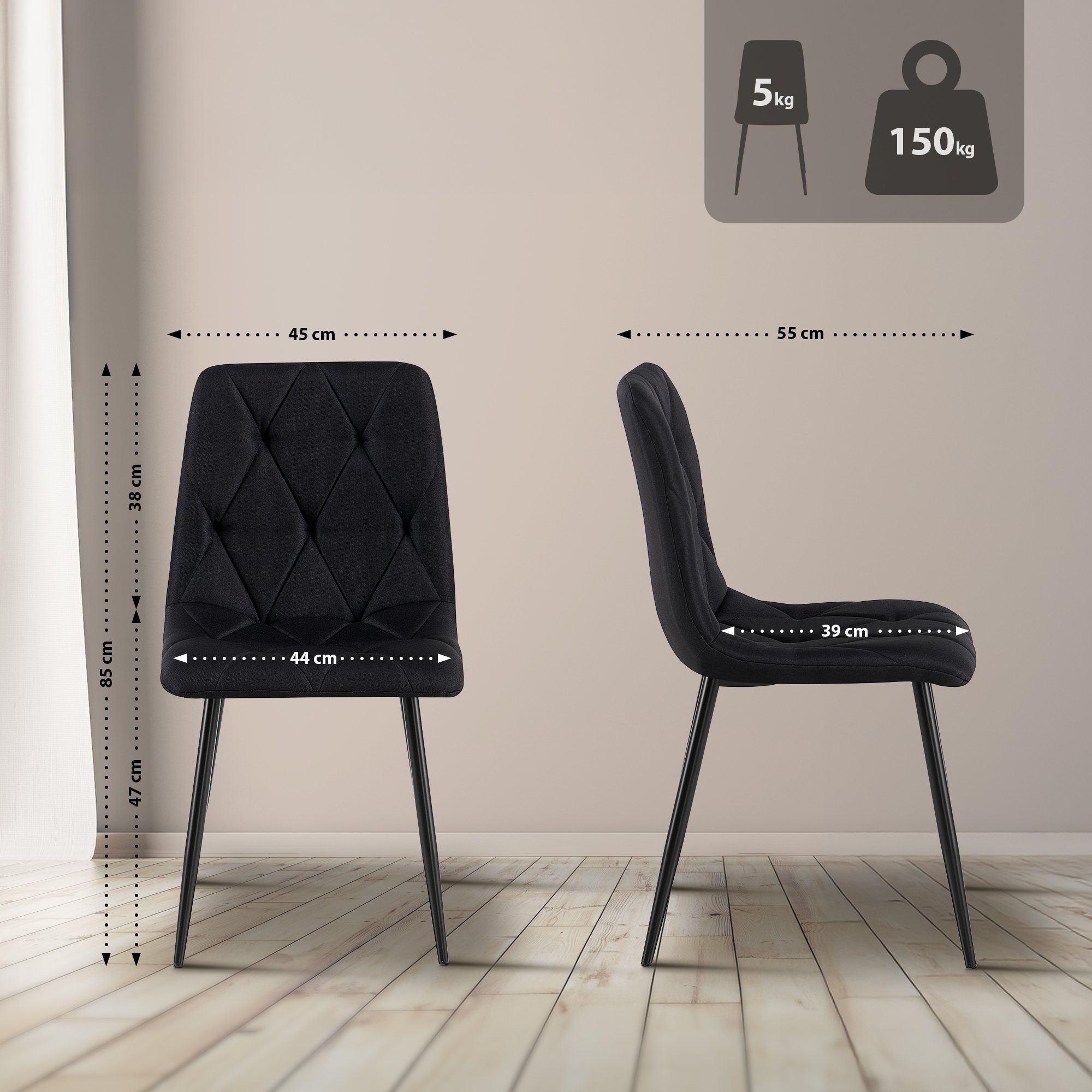 Silla de comedor Clairton