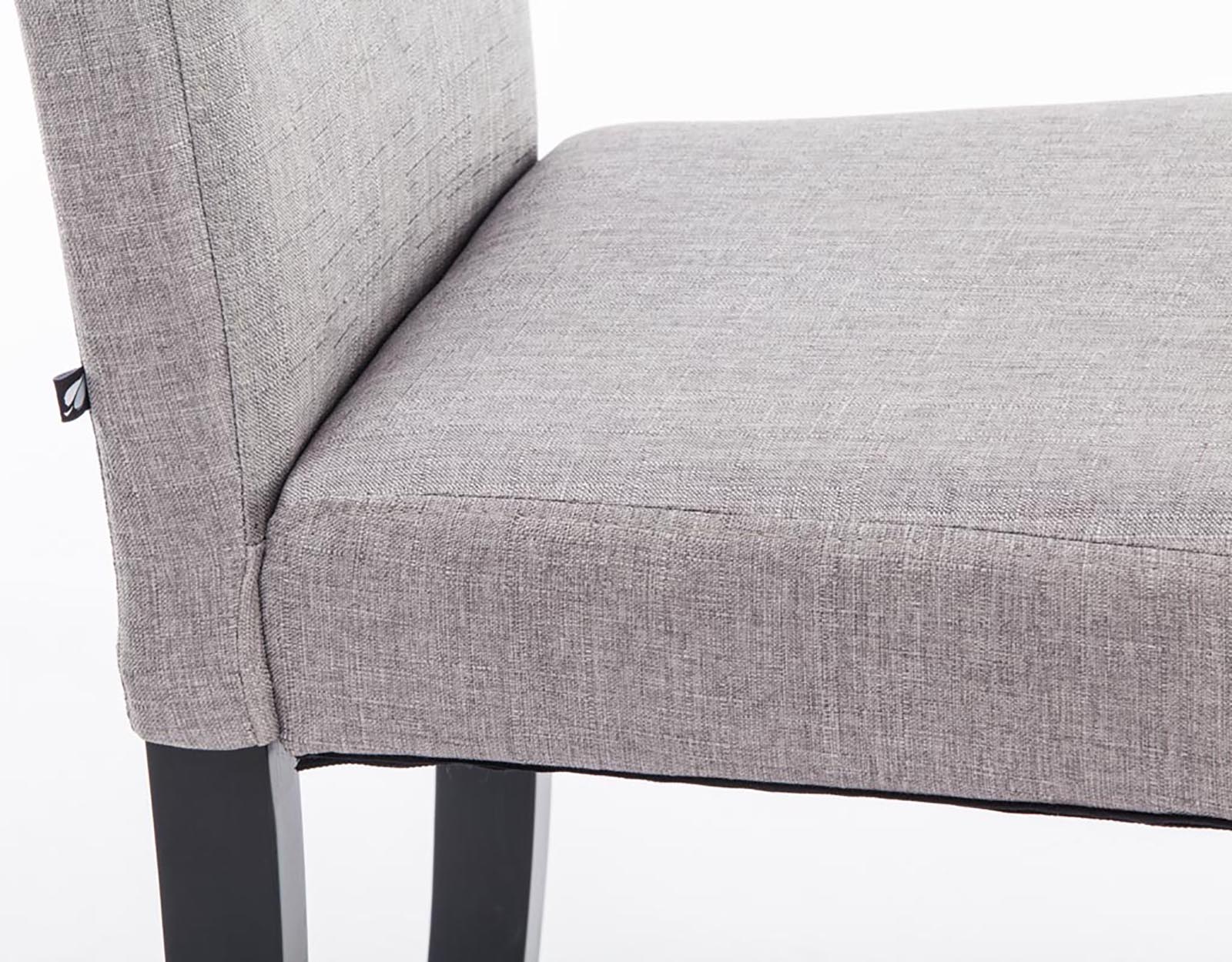 Juego de 4 Sillas de comedor Ina de tela