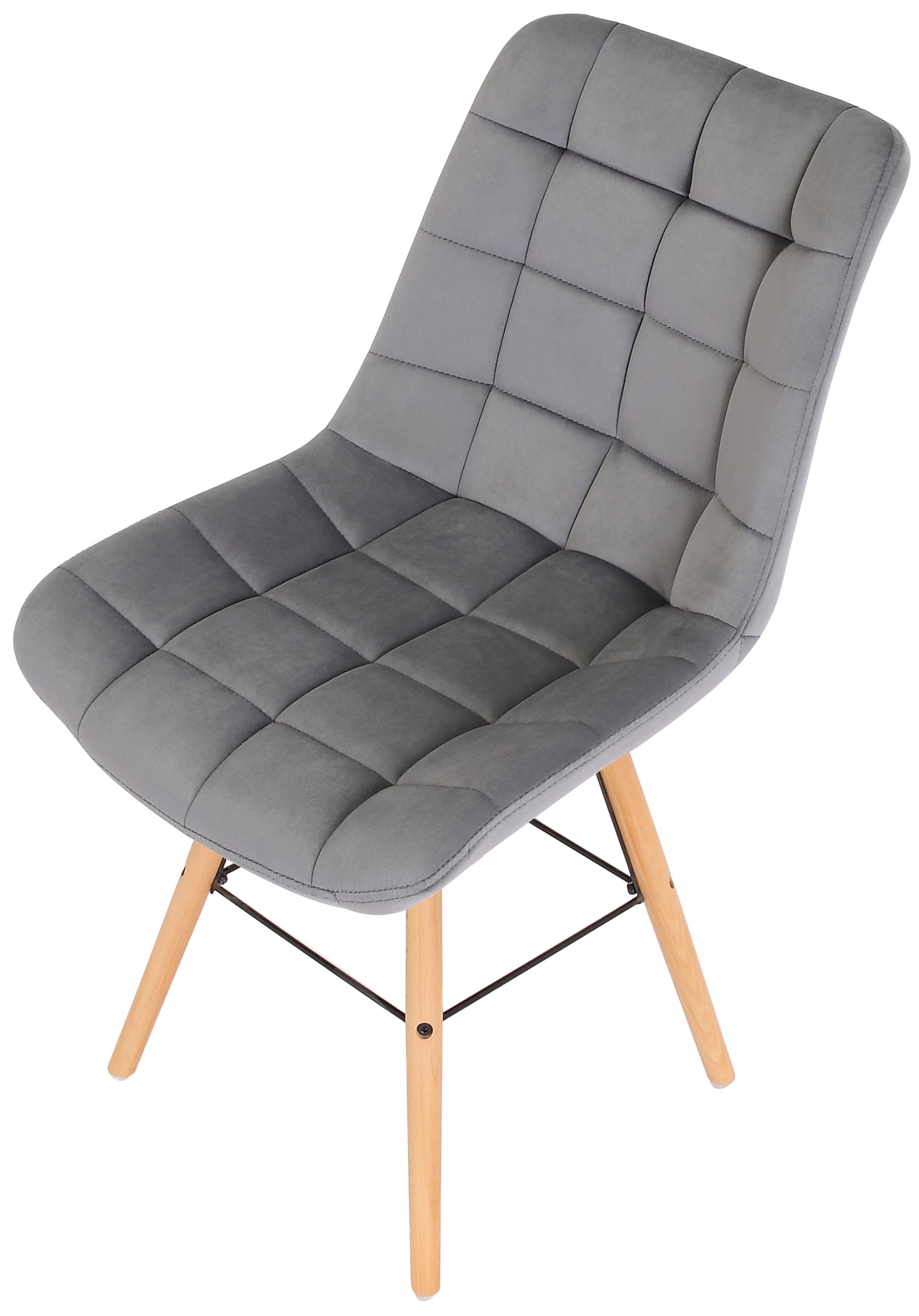Silla de comedor Leni en terciopelo