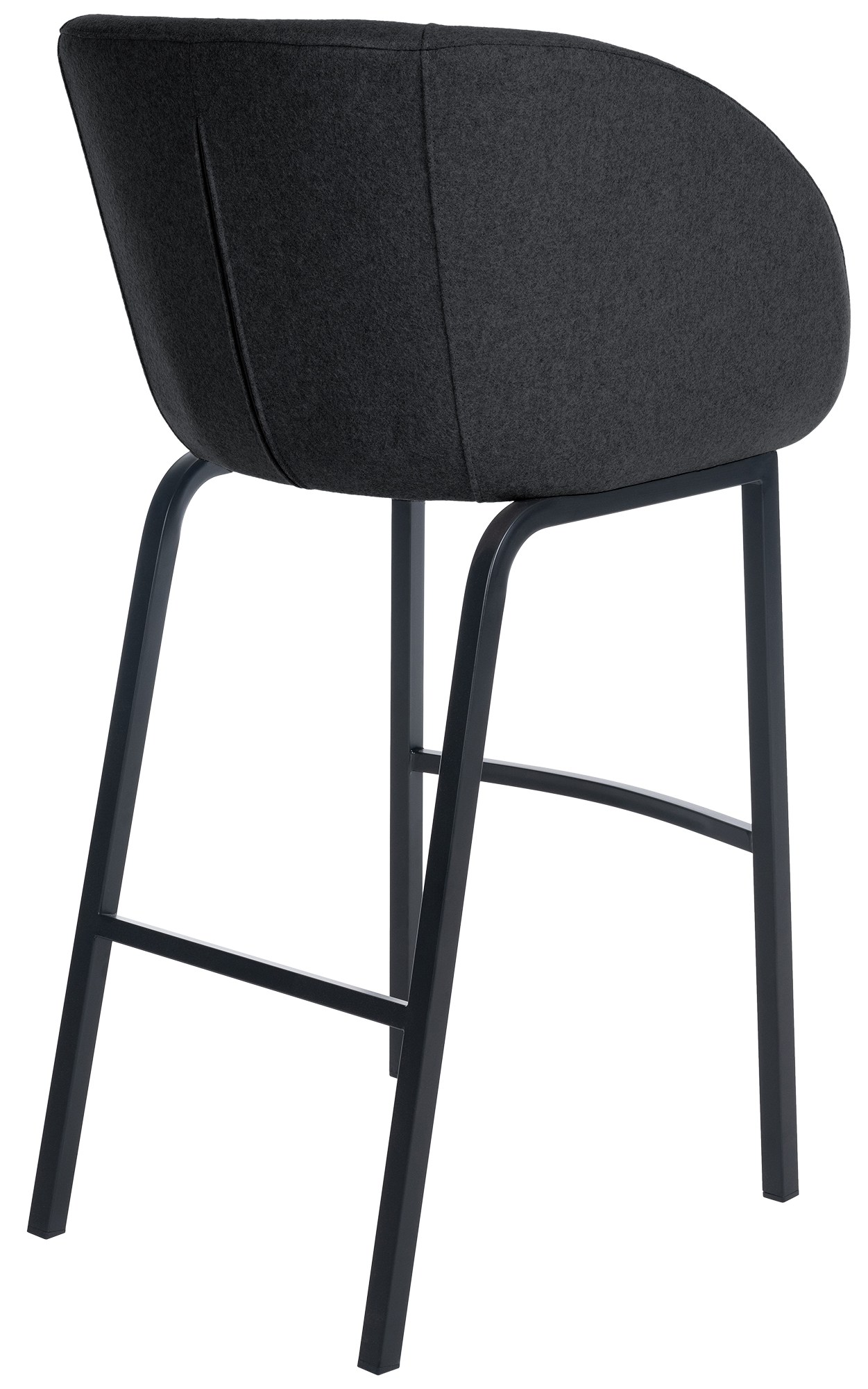 Taburete de bar Rockhill de fieltro