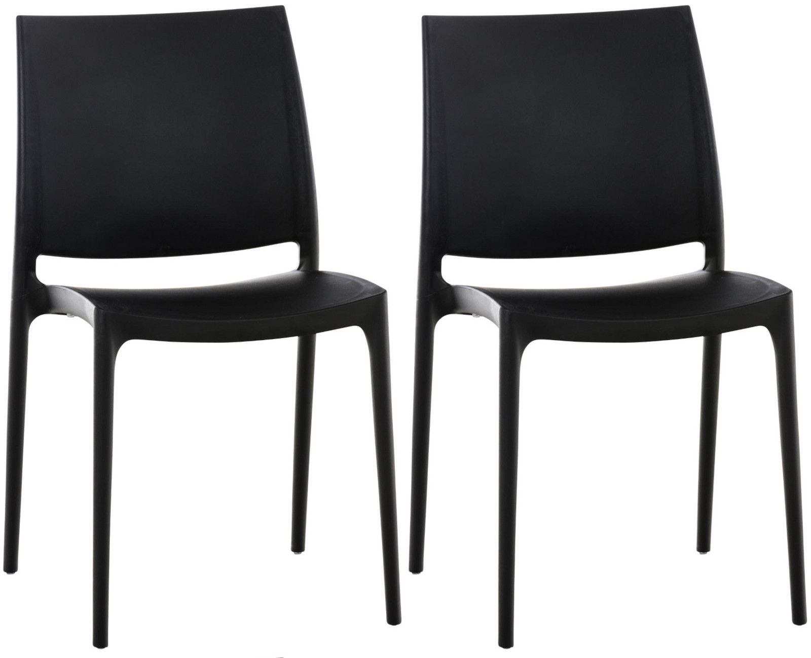 Set de 2 sillas apilables Maya