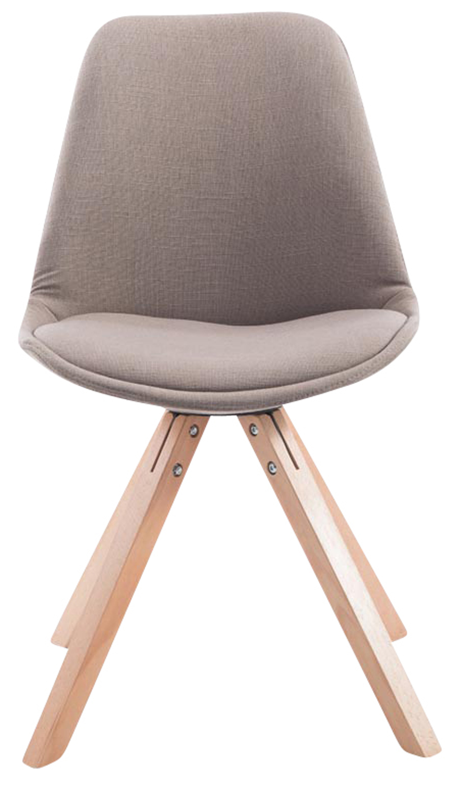 Pack de 4 sillas de comedor Toulouse Square en tela