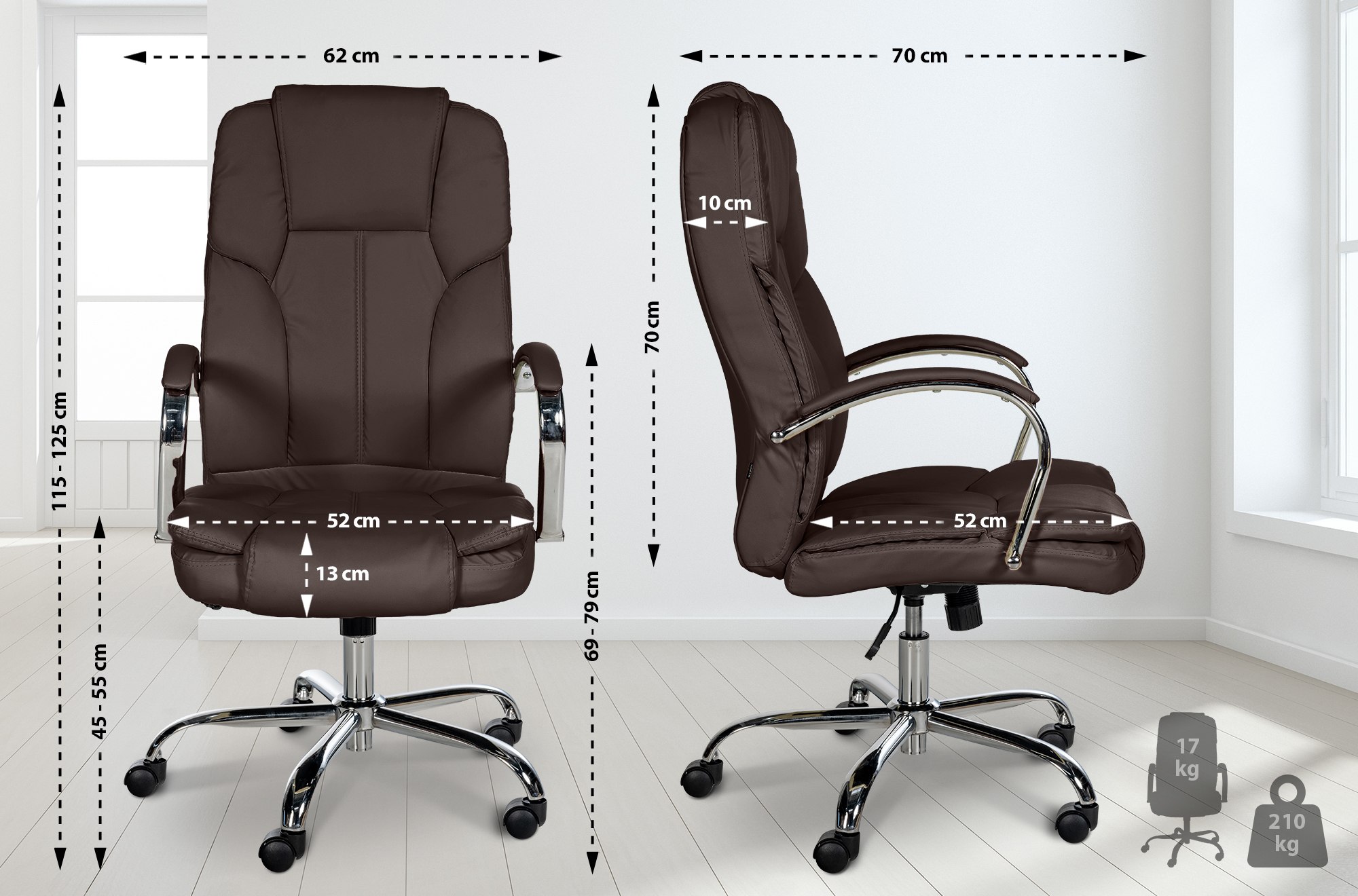 Silla De Oficina XXL Xanthos