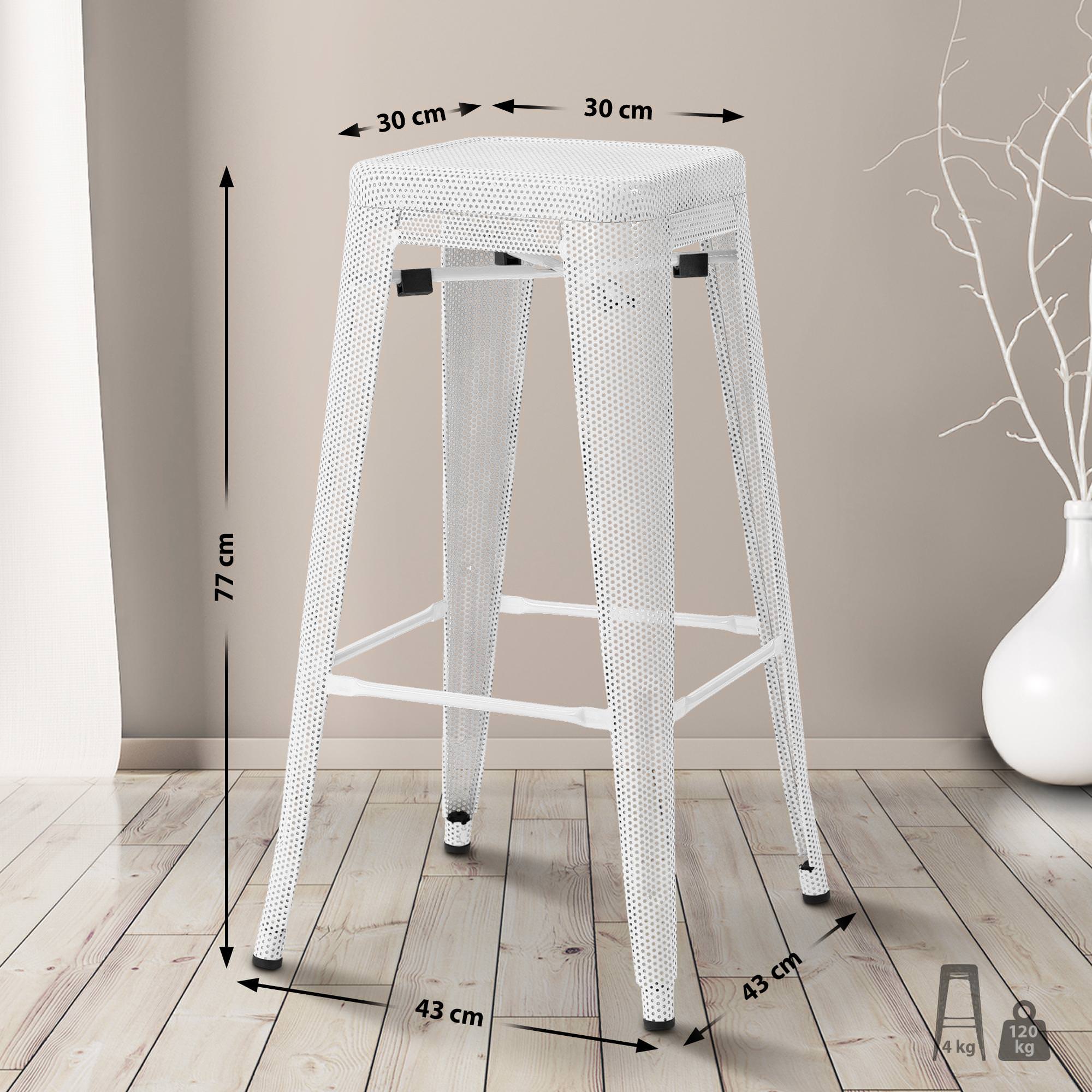 Set de 4 Taburetes de bar Fletcher