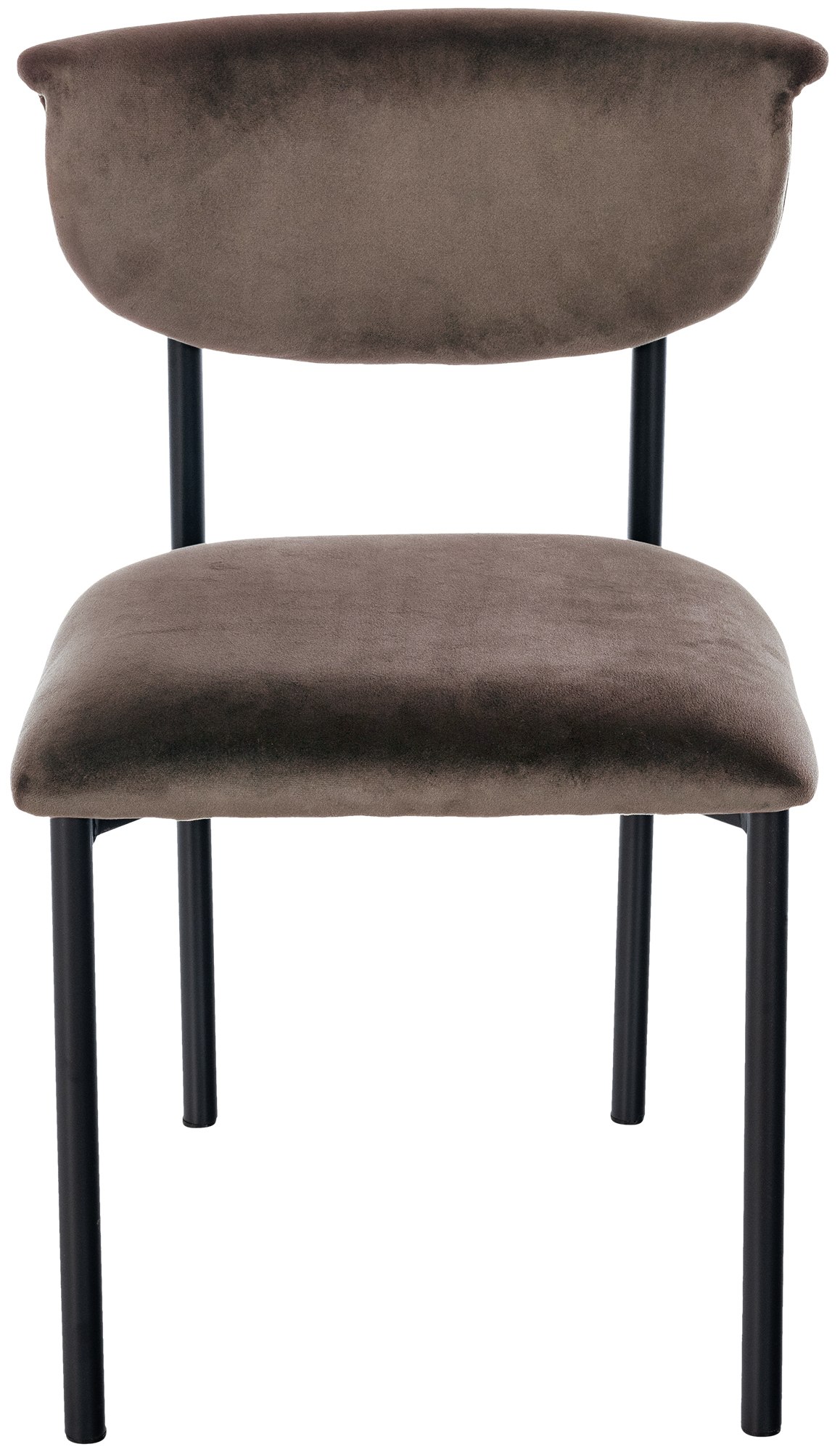 Juego de 2 sillas de comedor Gambell terciopelo