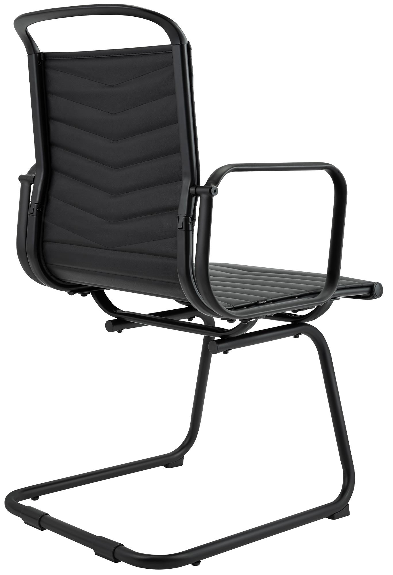 Silla Cantilever Tomkin de cuero sintético
