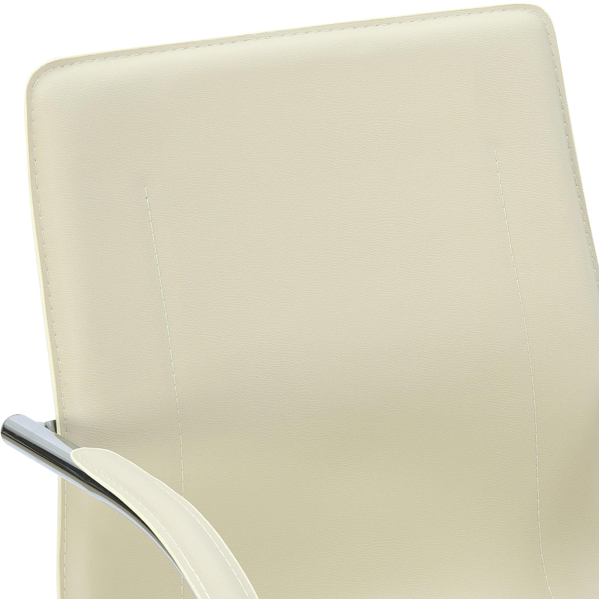 Silla cantilever Noeleen de piel sintetica
