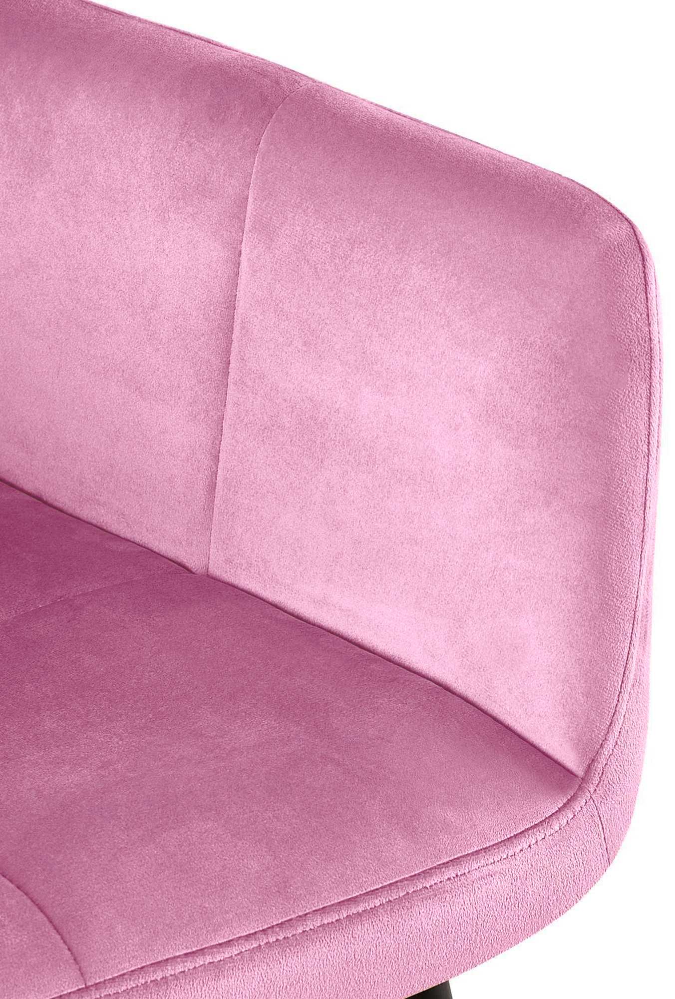 Silla de salón Emia en terciopelo
