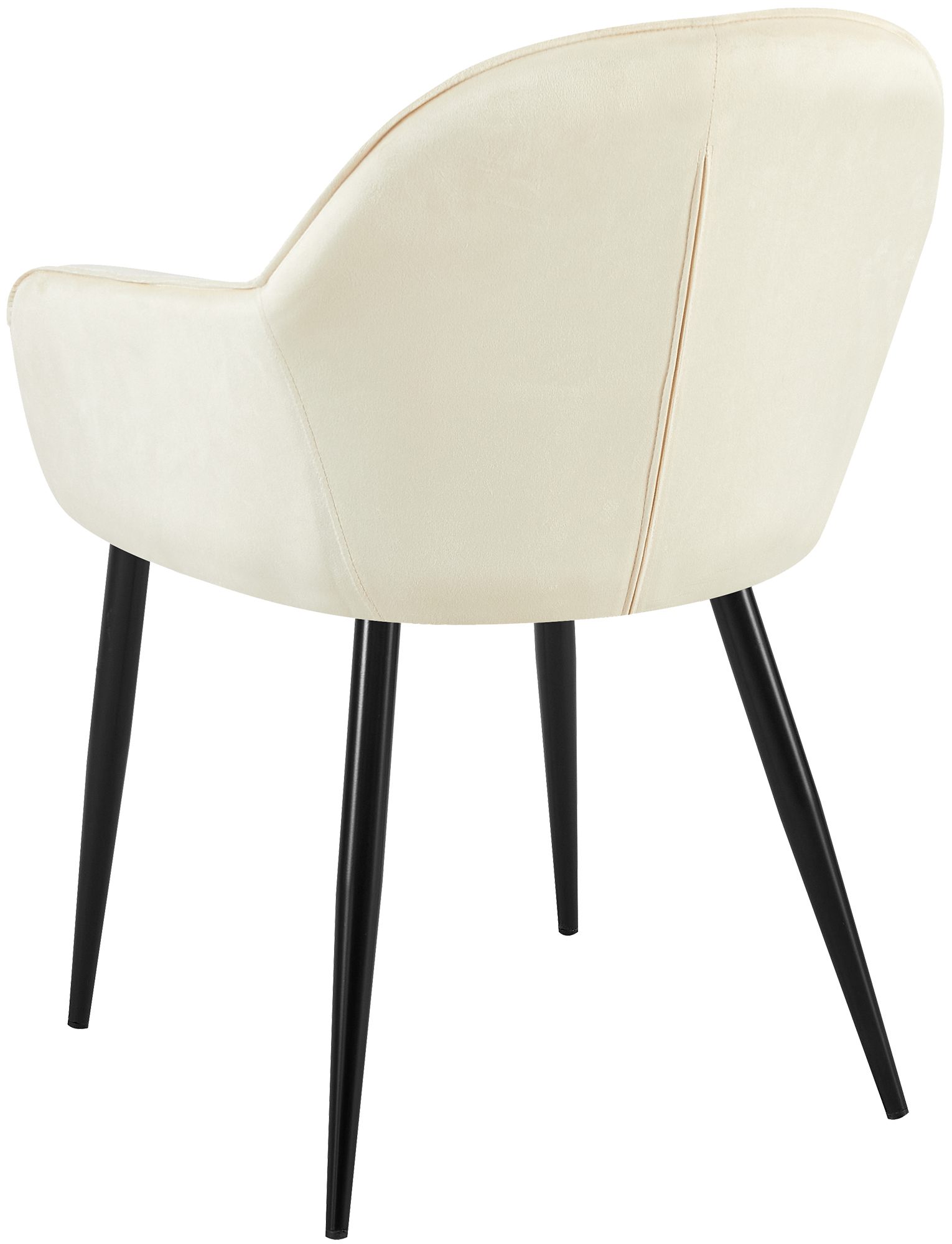 Silla de comedor Boise en terciopelo