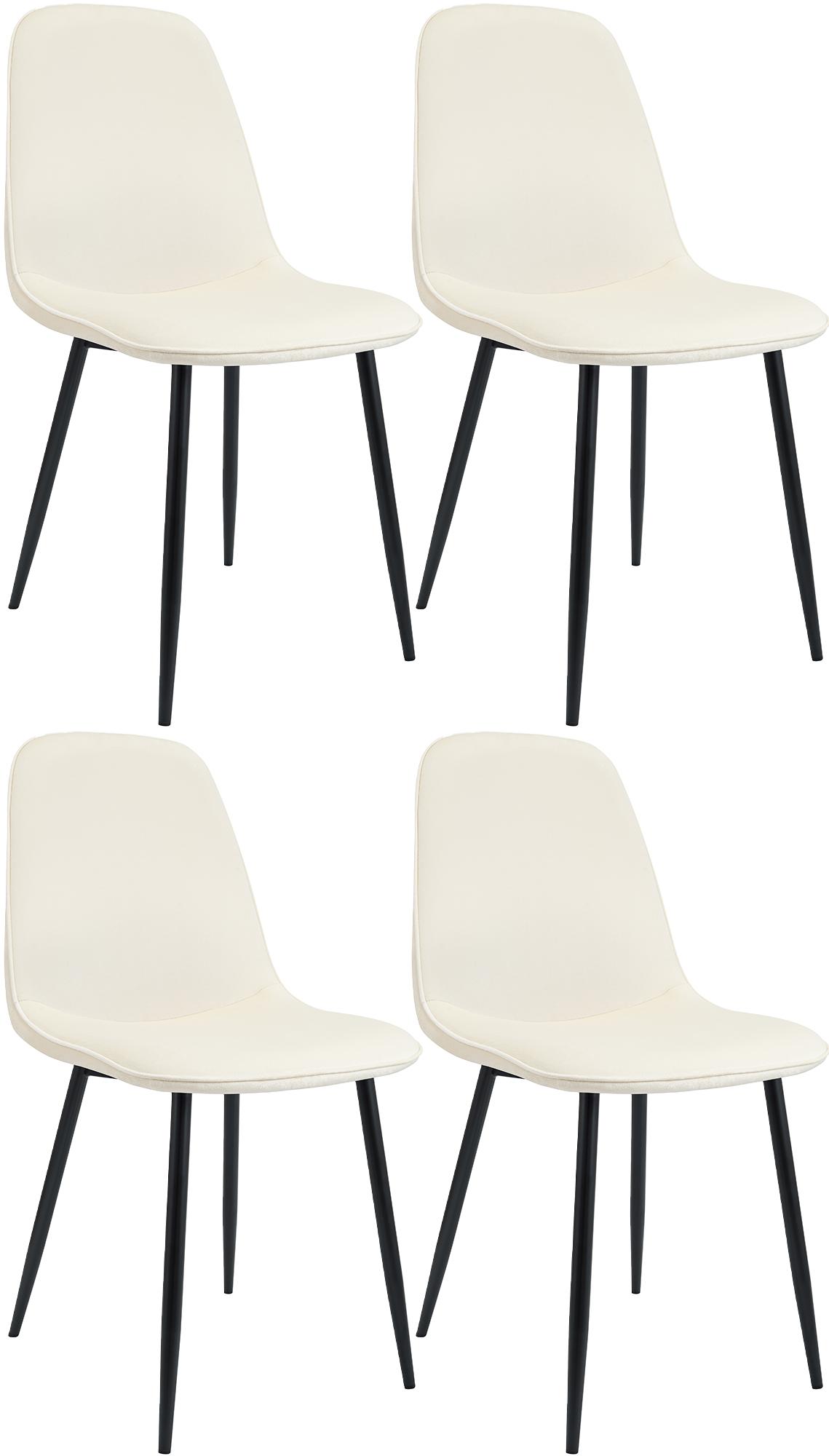 Set de 4 sillas de comedor Maryam