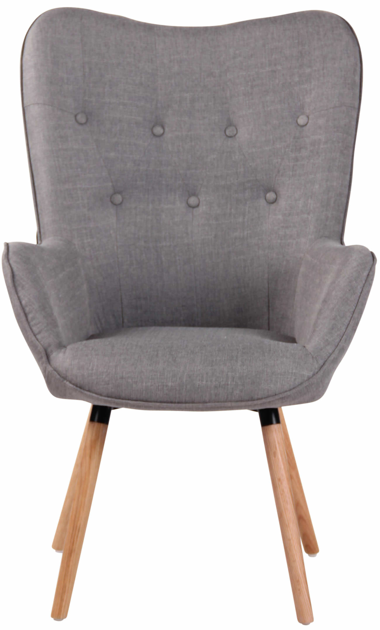 Sillón Nórdico Ashford Tapizado En Tela