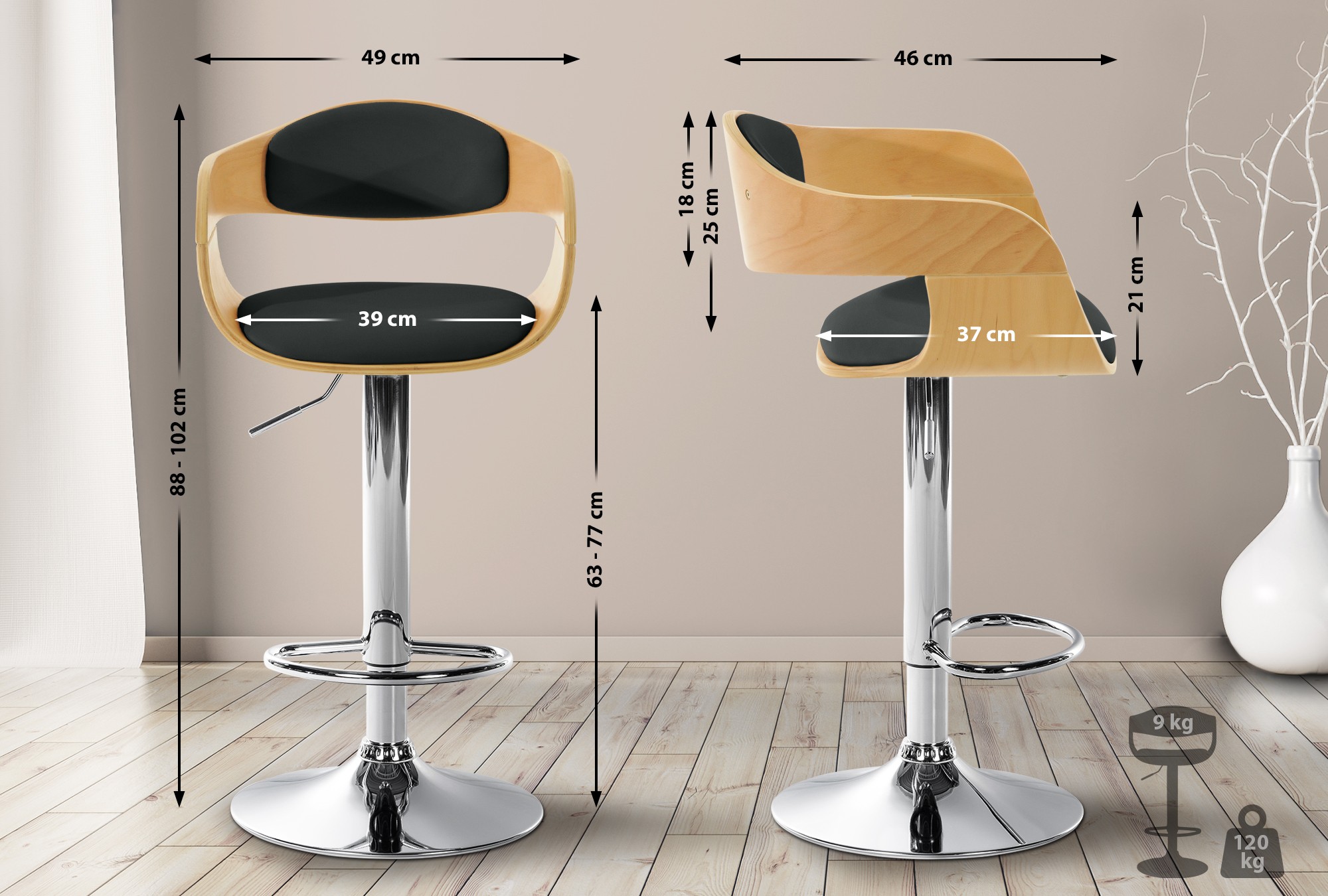Taburete de bar Kingston