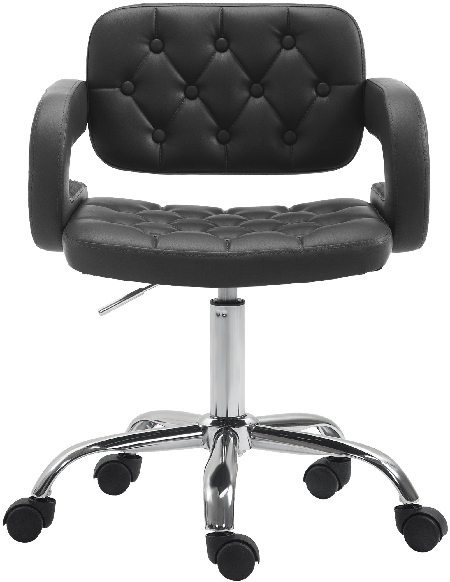 Taburete con Ruedas Dublin en Cuero PU