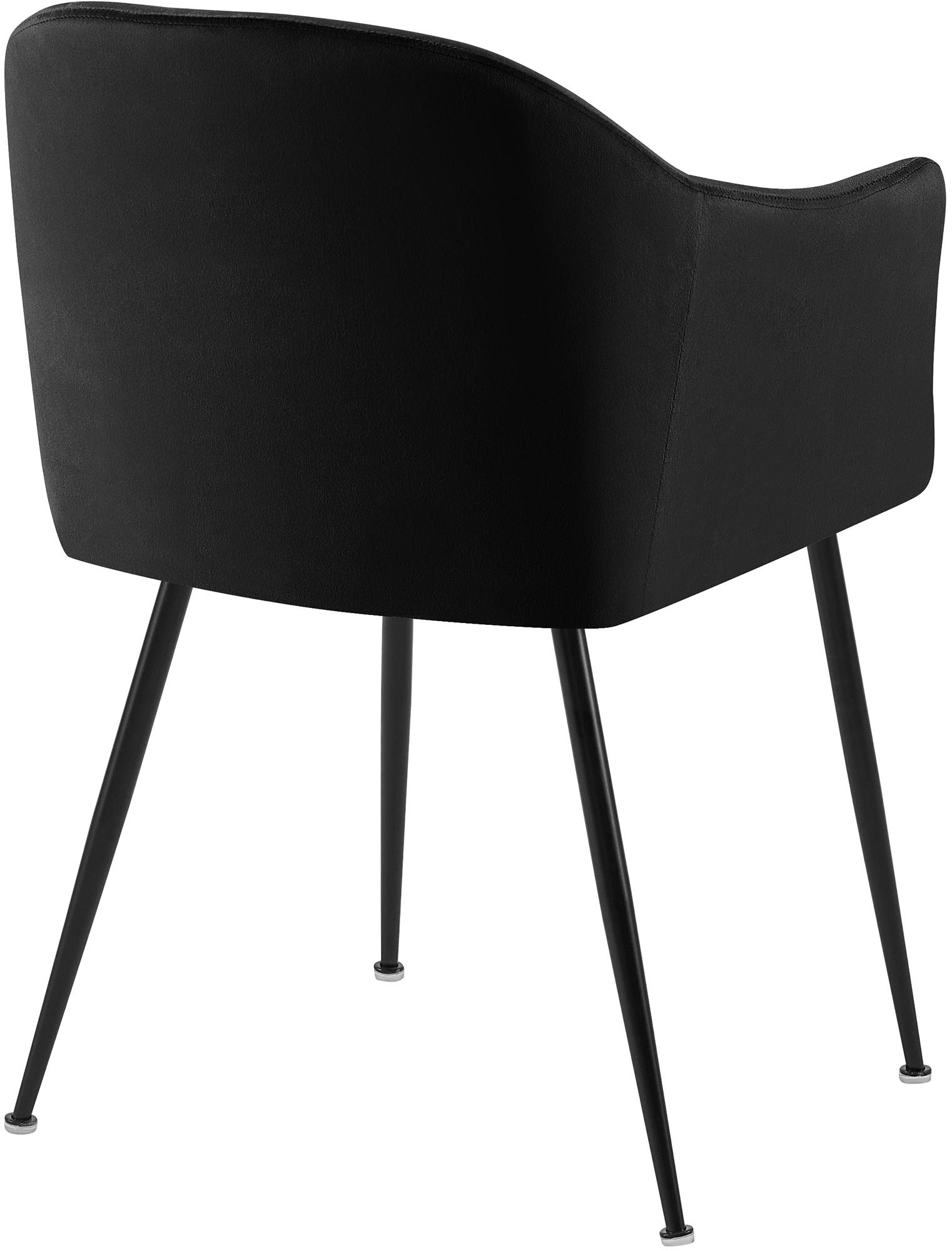 Silla de comedor de terciopelo Jaysie