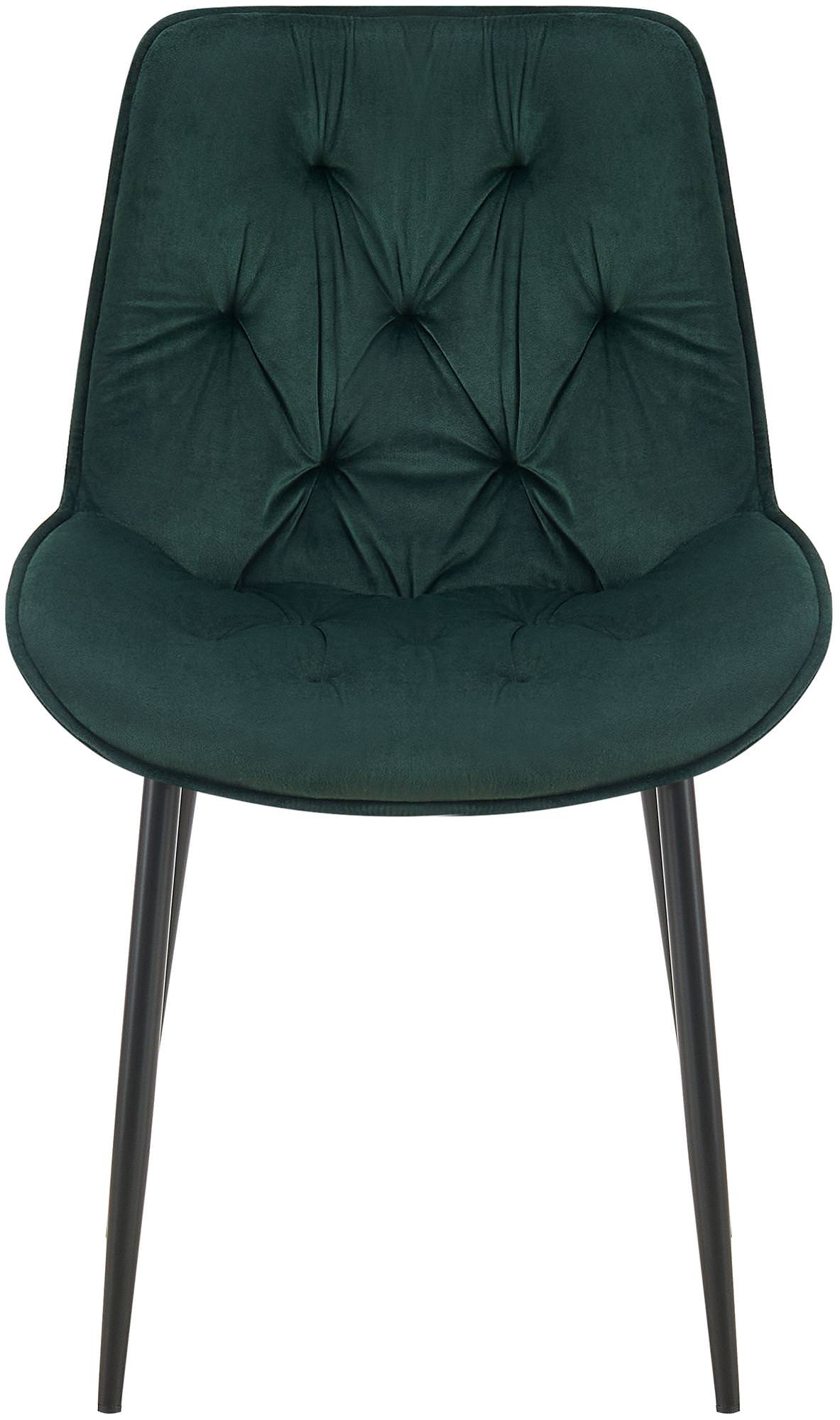 Silla de comedor Wallace de terciopelo