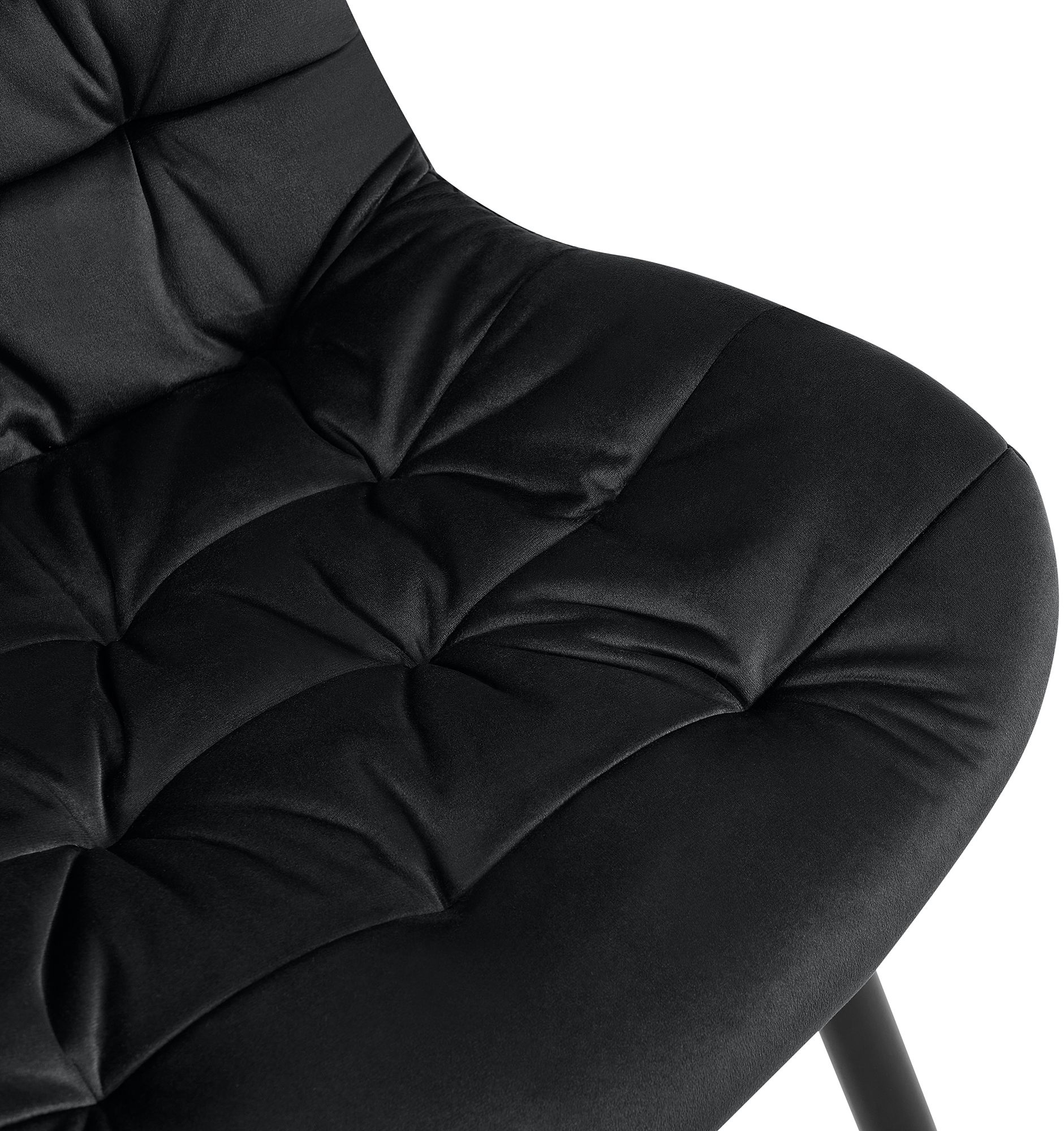 Silla de comedor de terciopelo Rossford