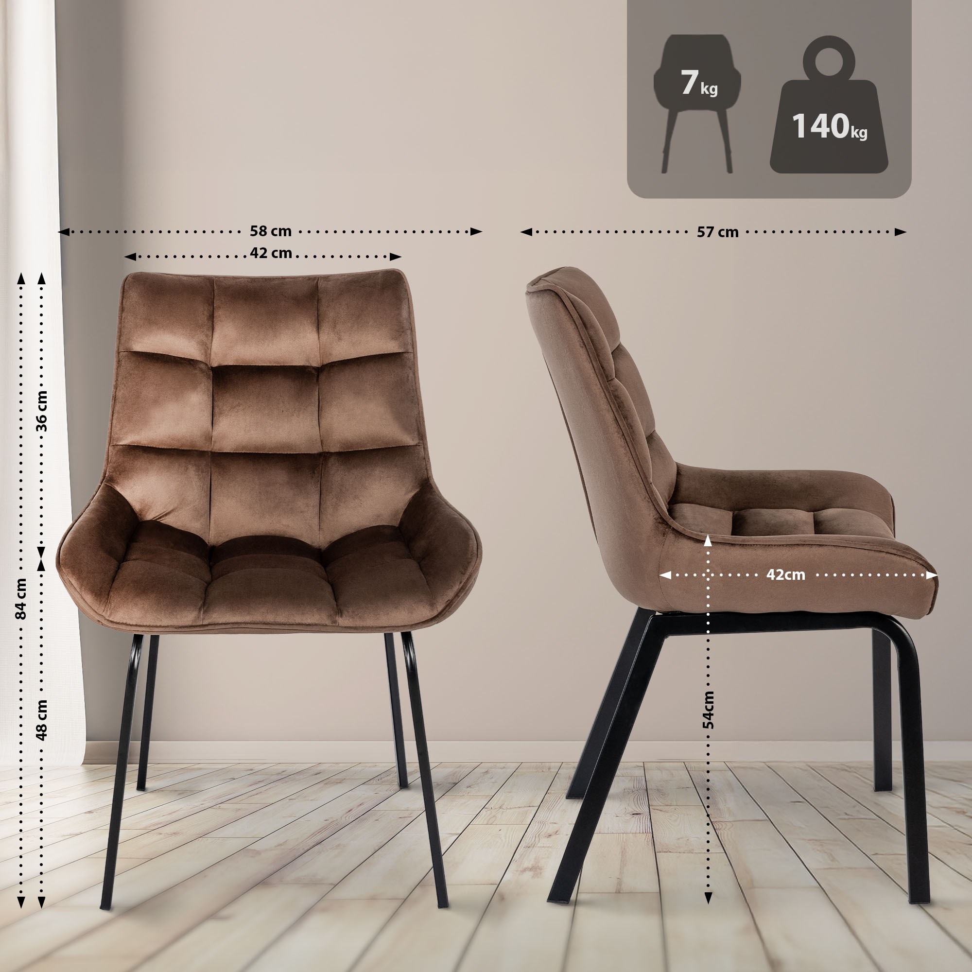 Silla de comedor Saranda