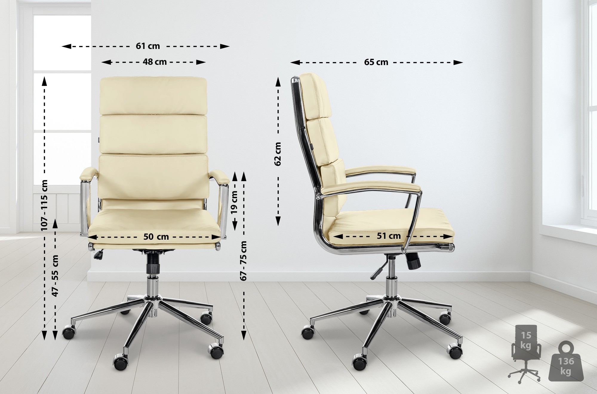 Silla de oficina Cleveland