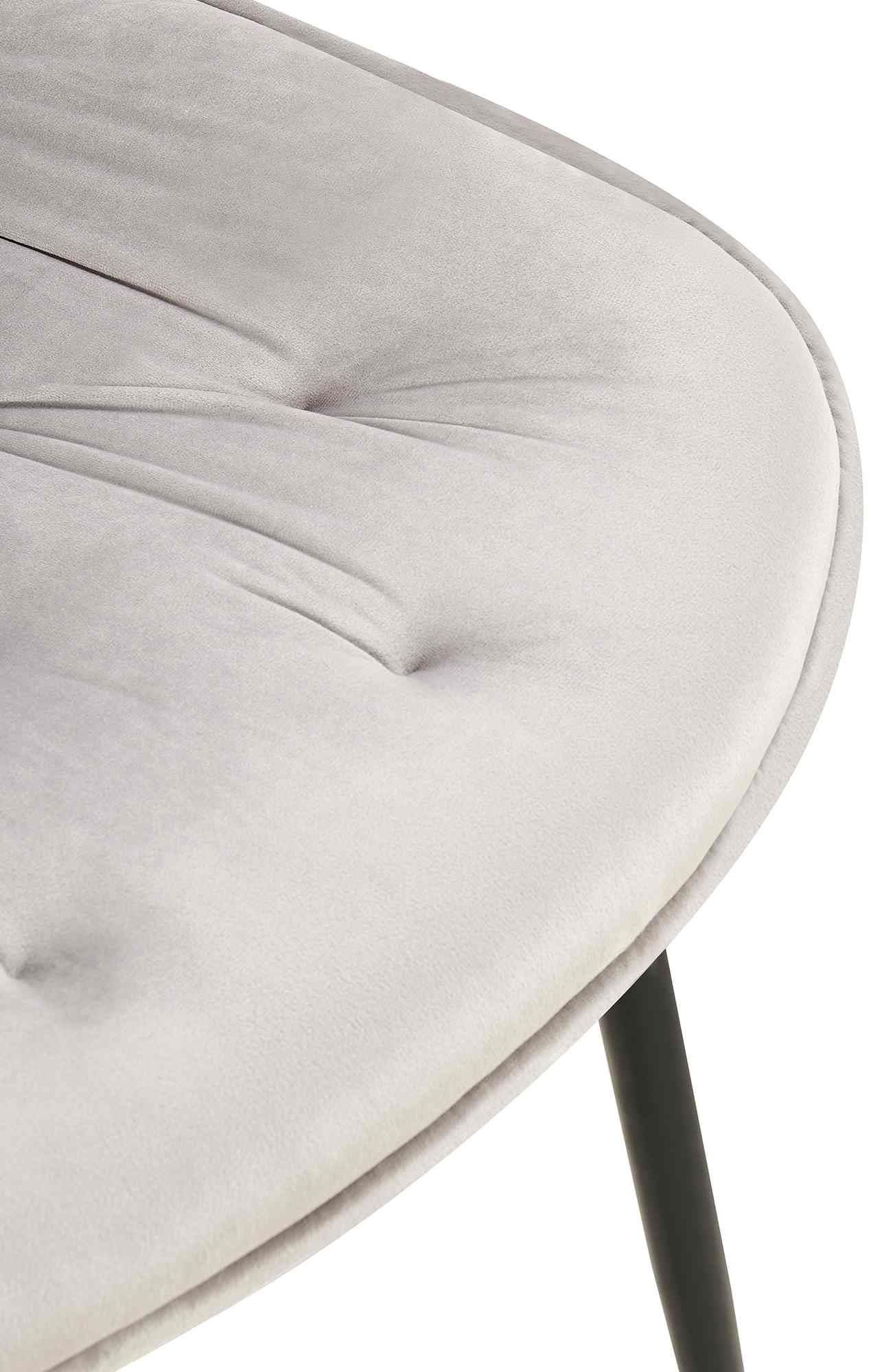 Silla de comedor Wallace de terciopelo
