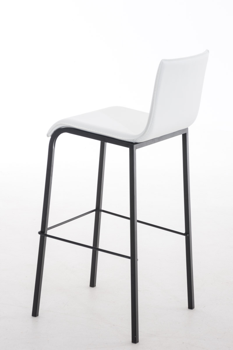 Taburete Avola con Base de Metal Negro